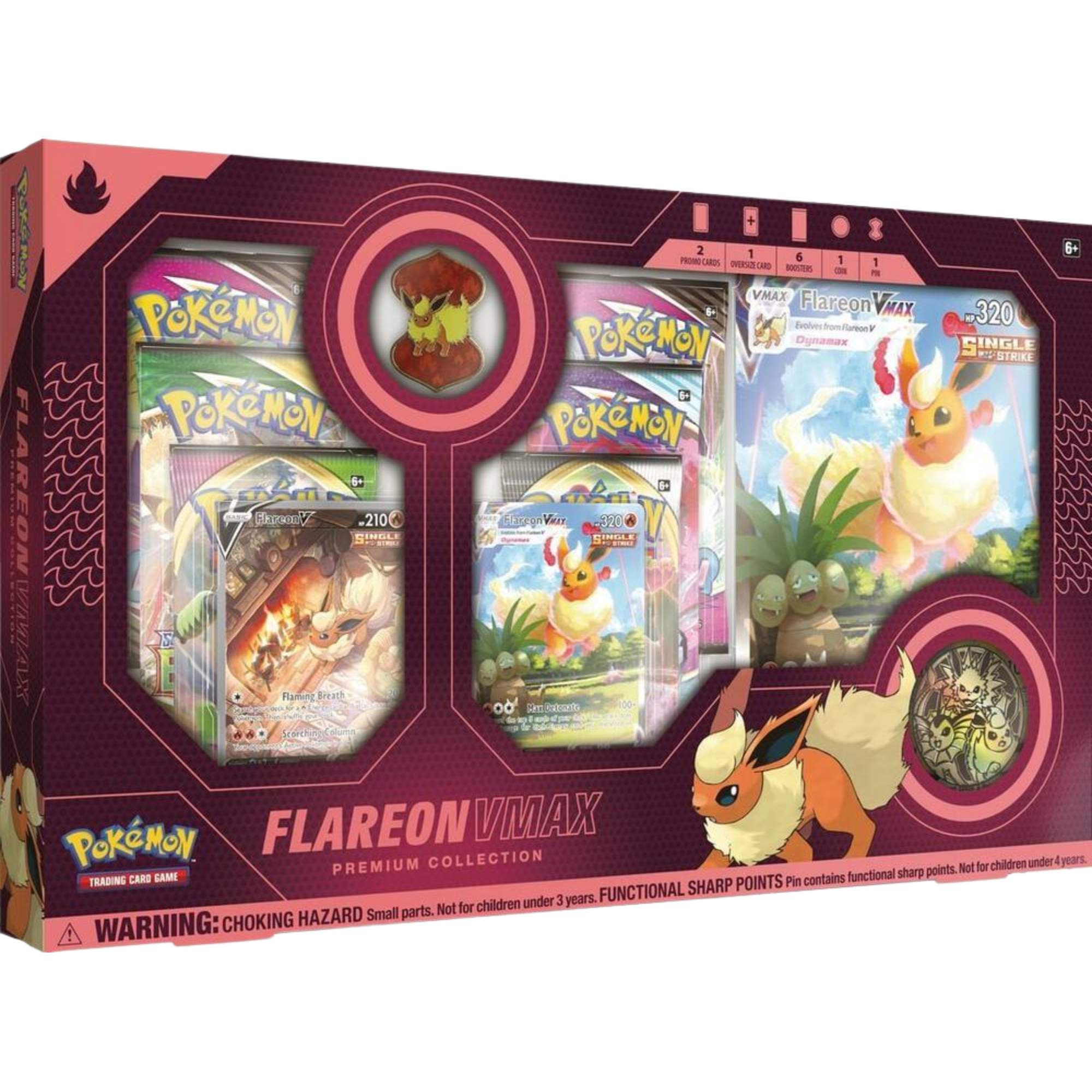Flareon VMAX Premium Collection ( Sword & Shield ) Pokemon TCG