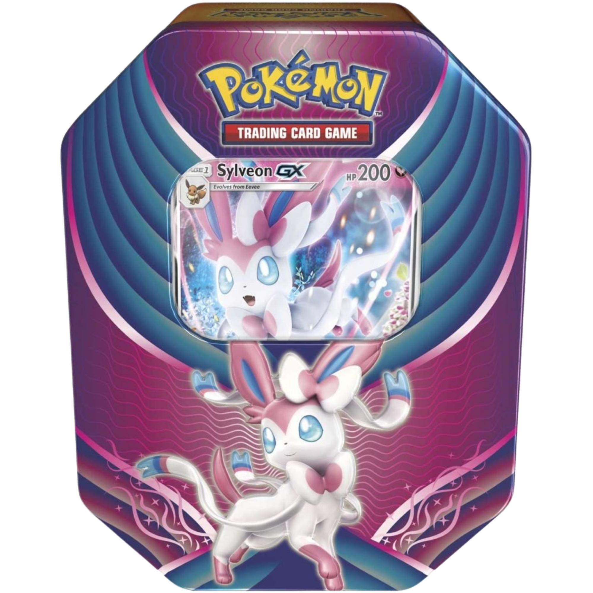 Sylveon GX Tin ( Sun & Moon ) Pokemon TCG