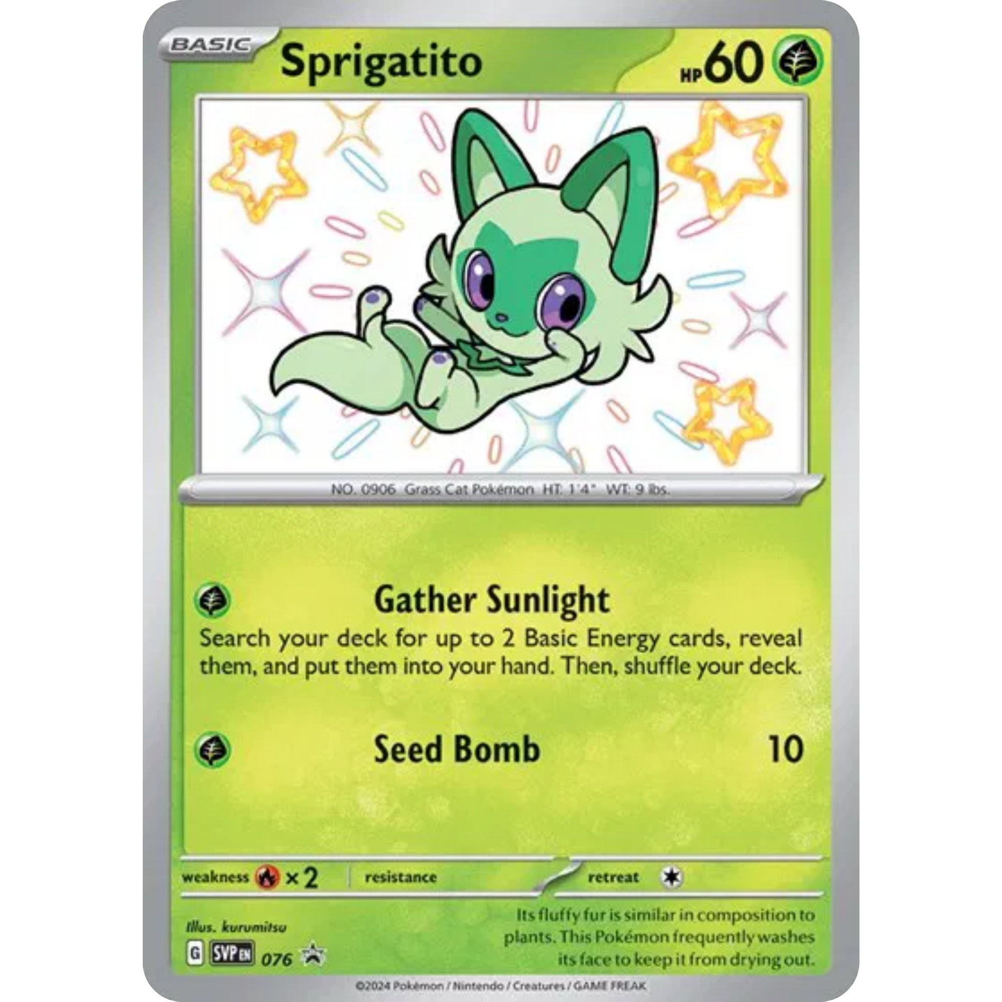 Sprigatito Shiny (076) [Paldean Fates]