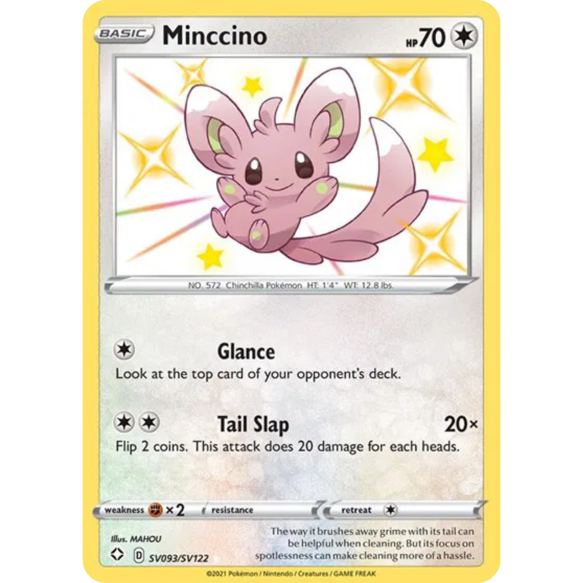 Minccino Shiny (SV093/SV122) [Shining Fates]