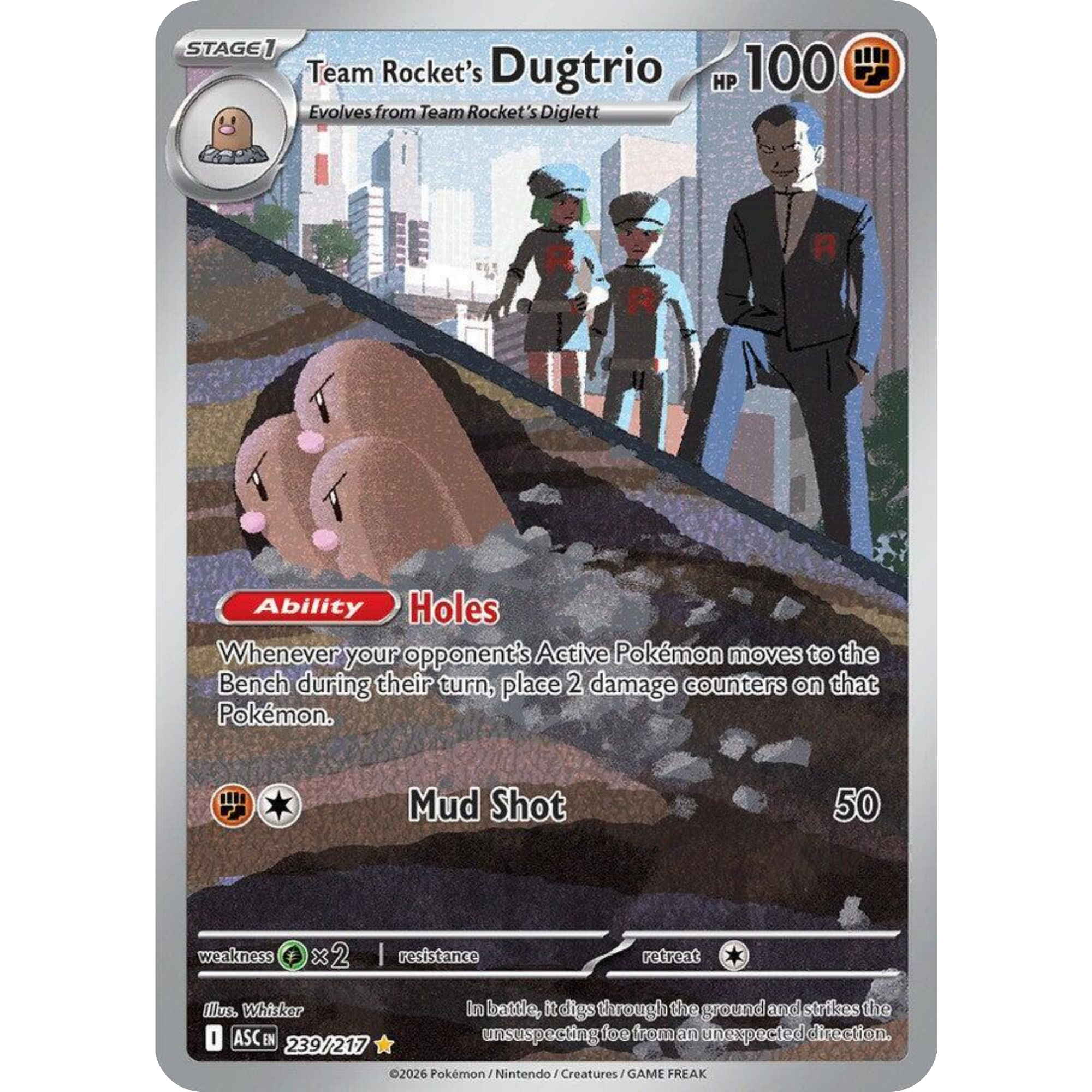 Team Rocket's Dugtrio (239/217) [Ascended Heroes]
