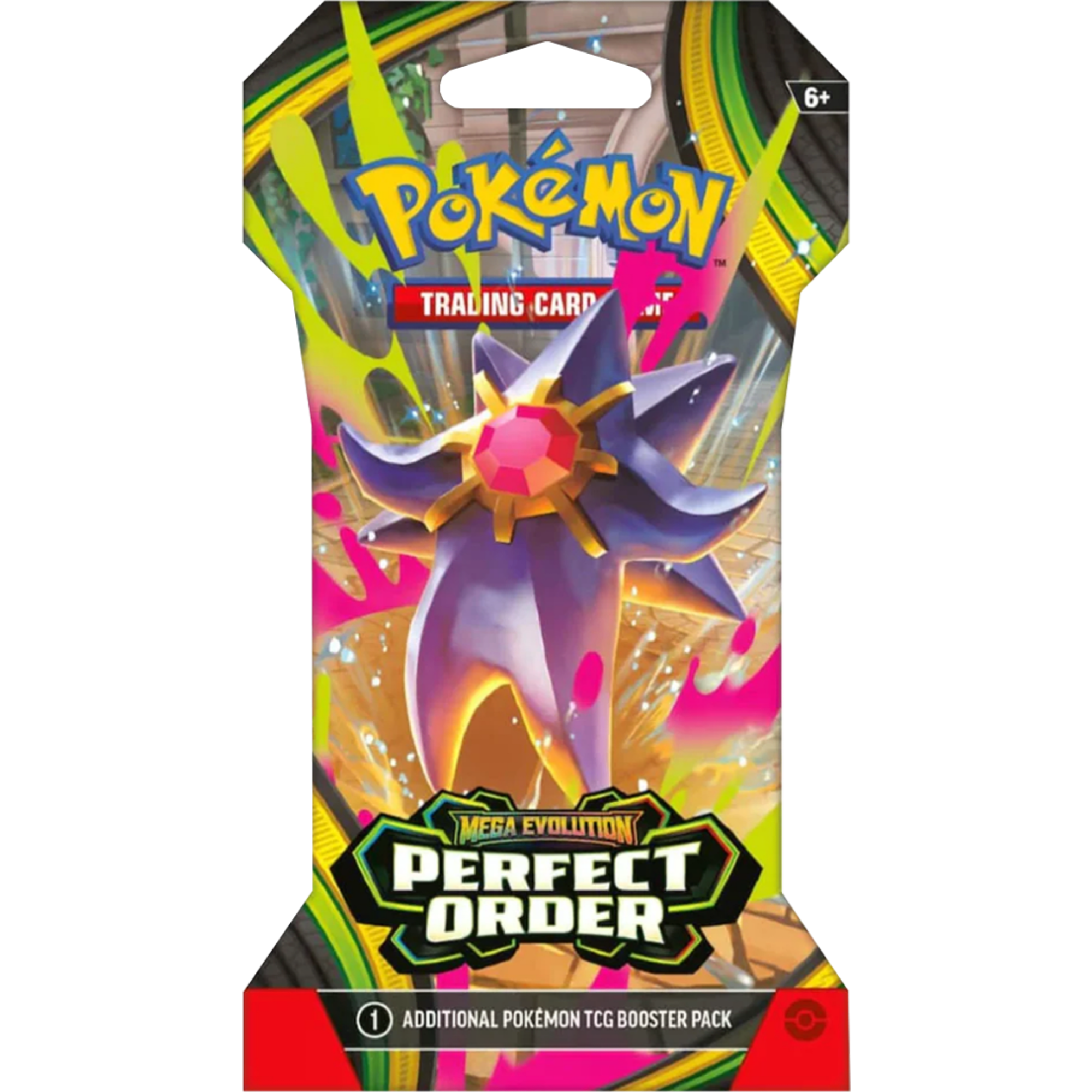 Perfect Order Sleeved Booster Pack - Random Artwork ( Mega Evolution ) Pokemon TCG