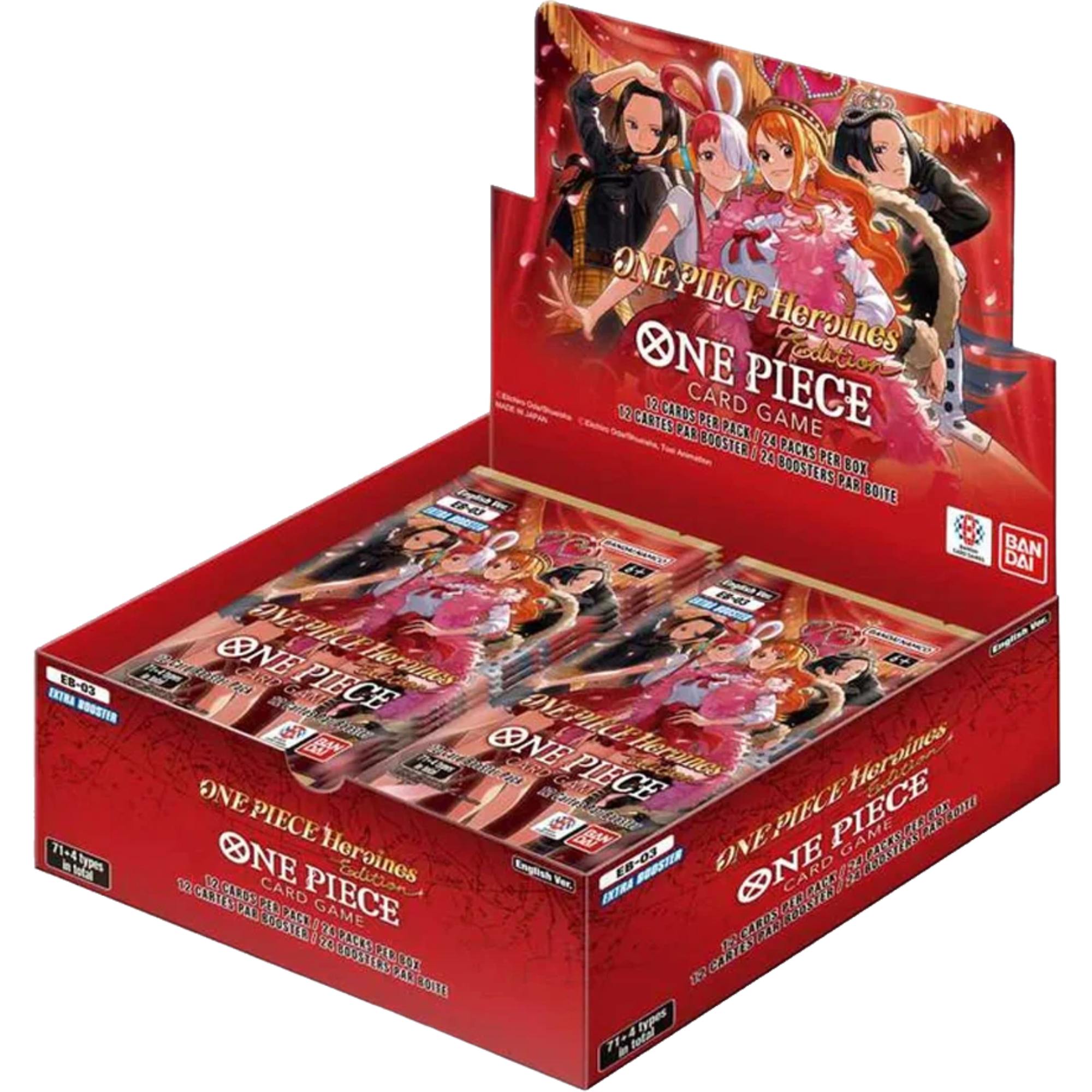 Heroines Edition Booster Box ( One Piece EB-03 ) Bandai TCG