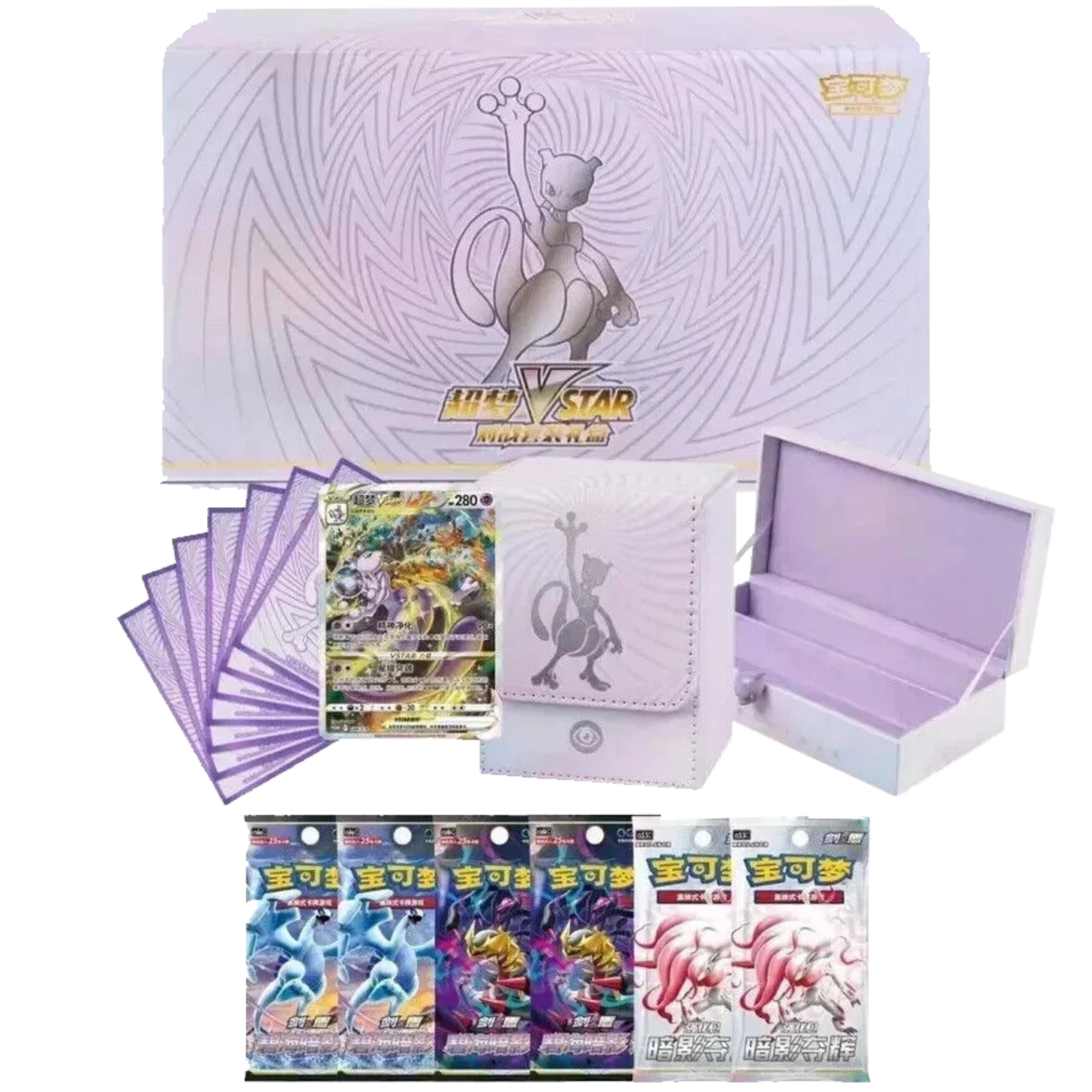 Mewtwo VSTAR Chinese Collection Set Gift Box ( Chinese ) Pokemon TCG