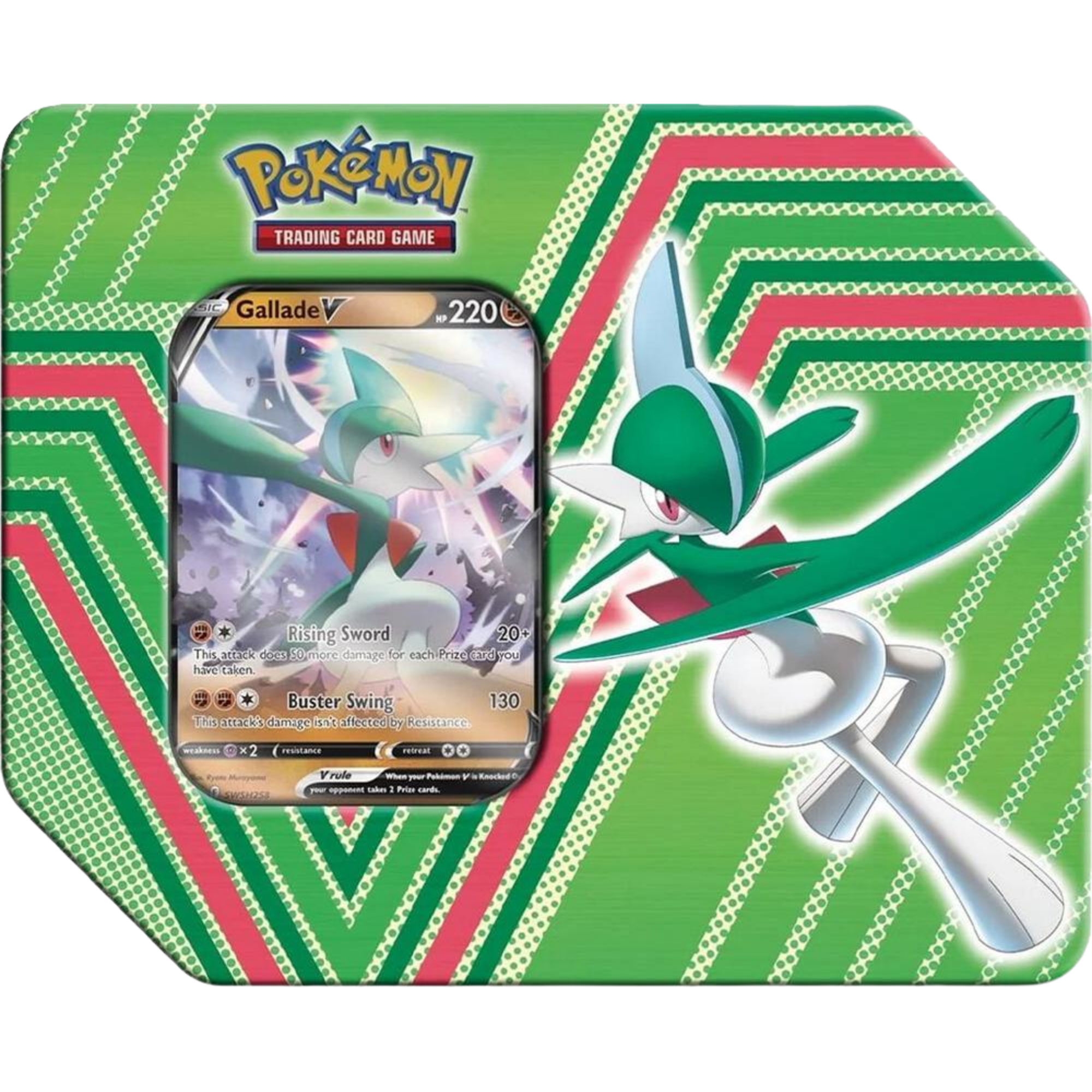 Hidden Potential Tin - Gallade V ( Sword & Shield ) Pokemon TCG