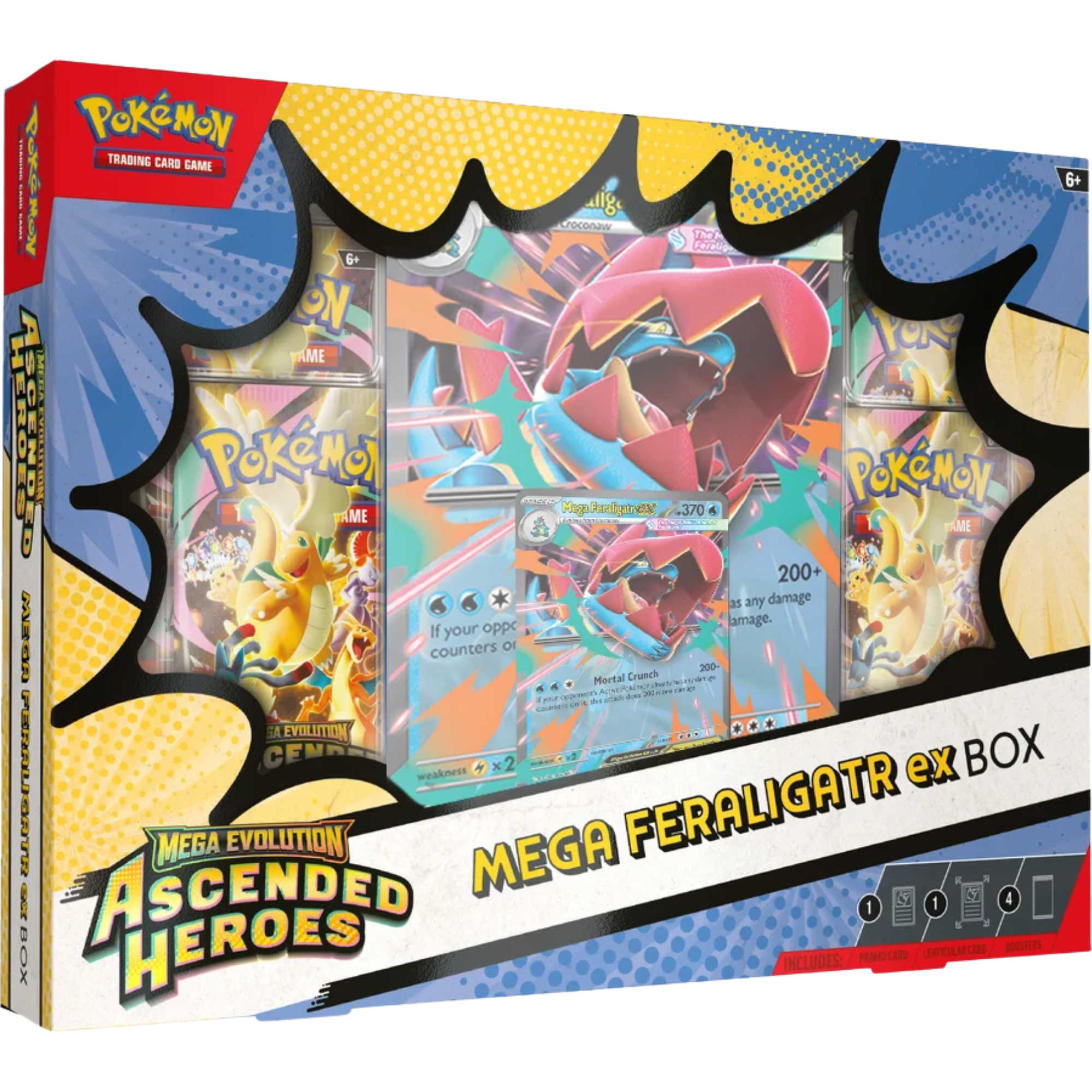 Ascended Heroes ex Box - Mega Feraligatr ( Mega Evolution ) Pokemon TCG