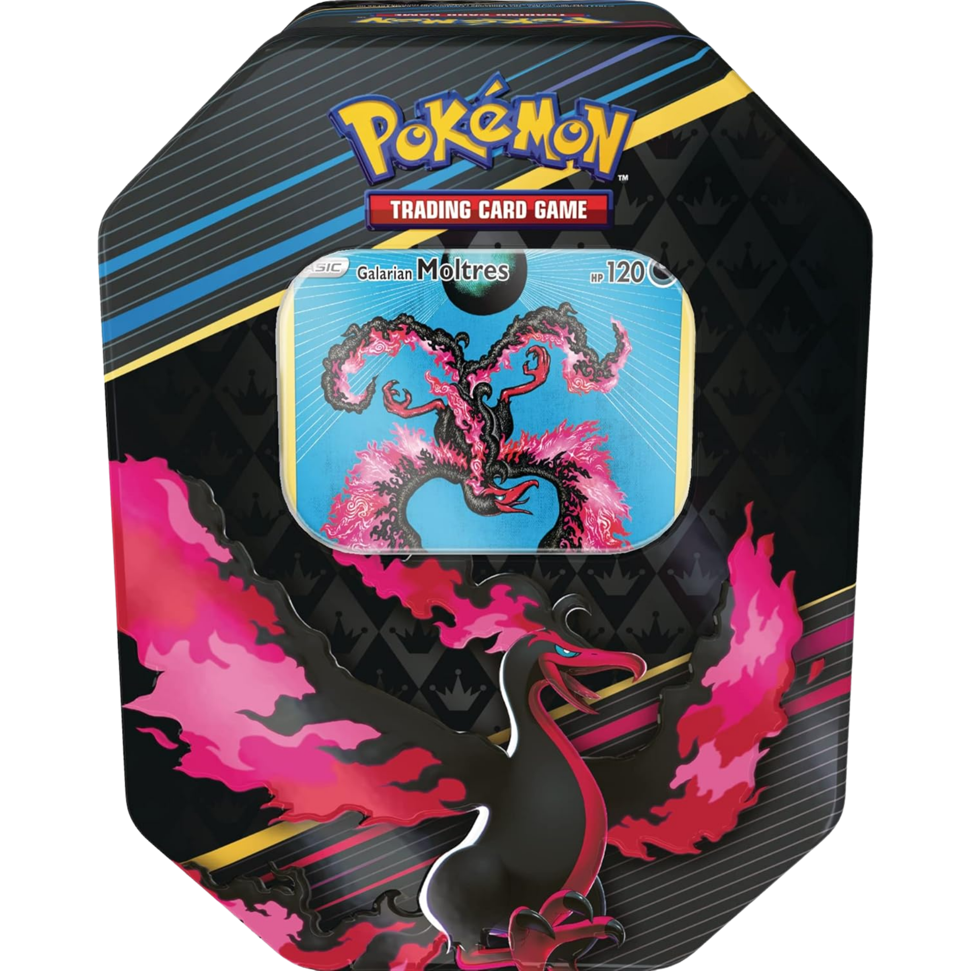 Crown Zenith Tin - Galarian Moltres ( Sword & Shield ) Pokemon TCG