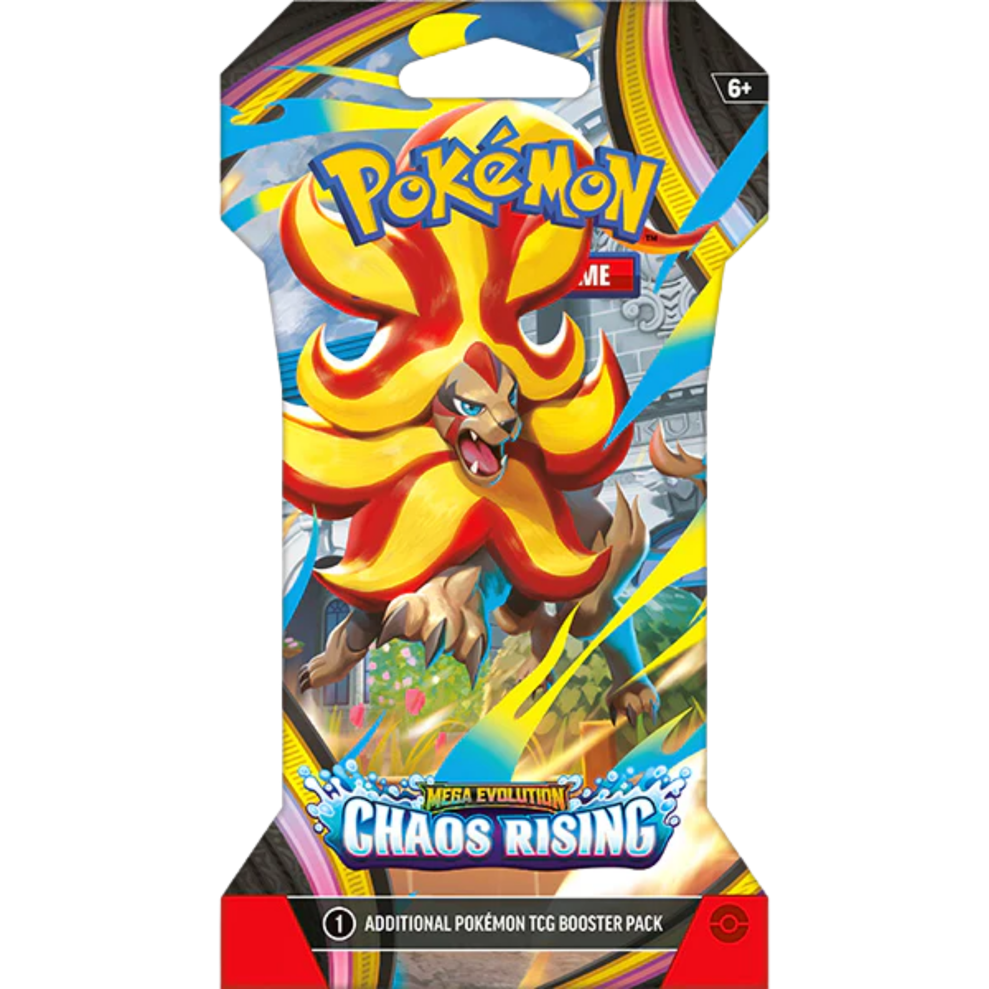 Chaos Rising Sleeved Booster Pack ( Mega Evolution ) Pokemon TCG