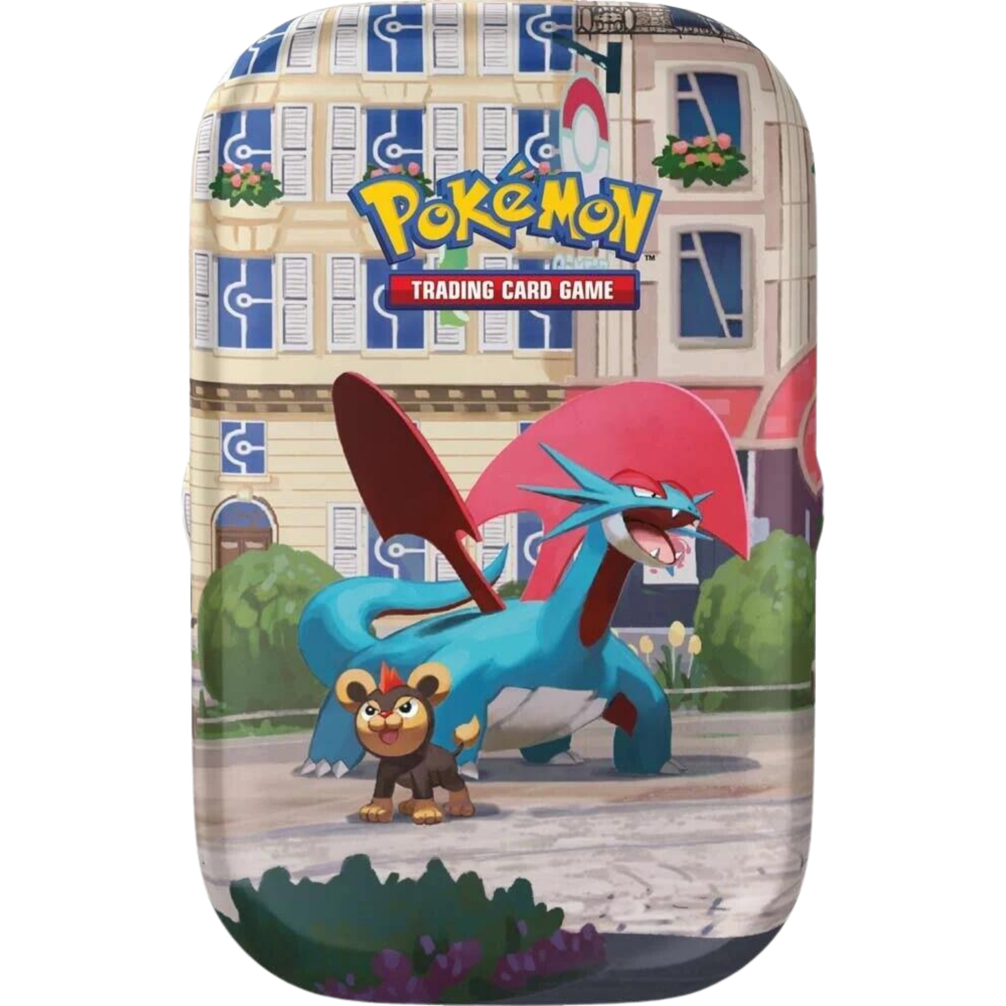 Lumiose City Mini Tin - Salamence & Litleo ( Mega Evolution ) Pokemon TCG