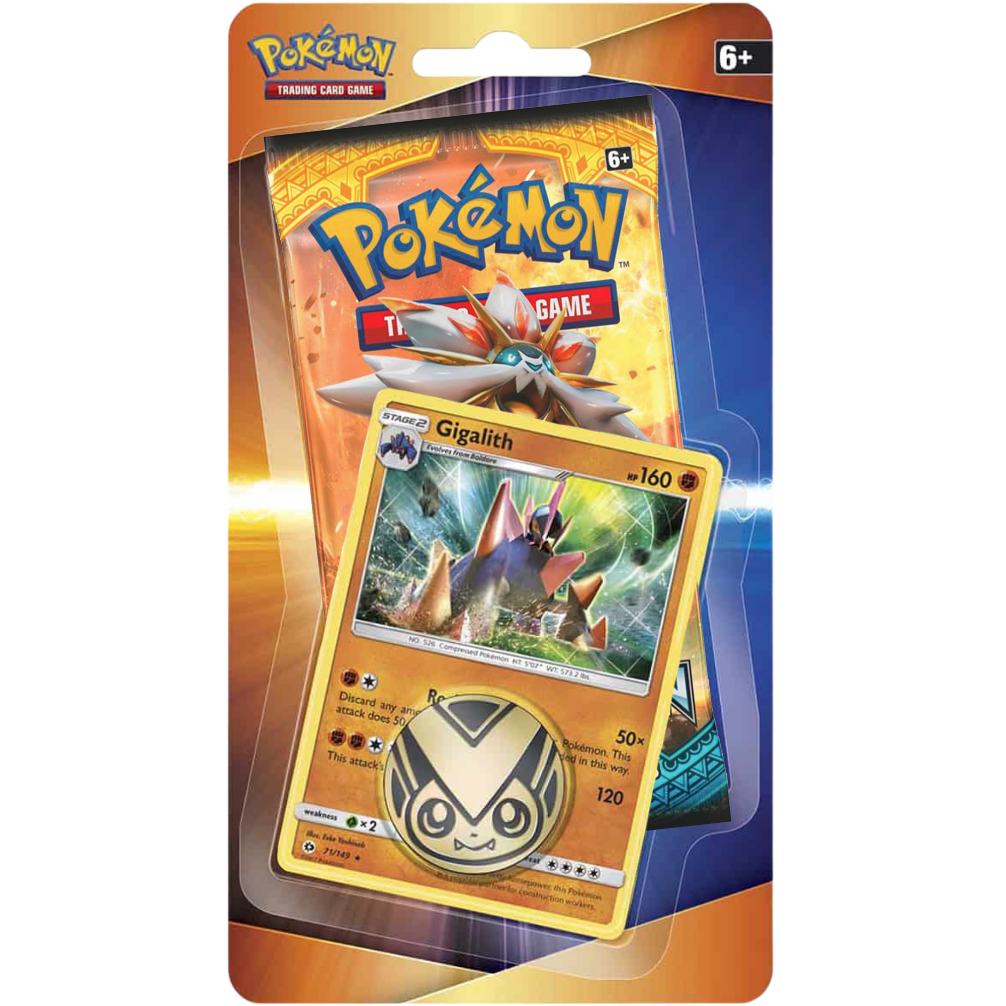 Gigalith Single Pack Blister ( Sun & Moon ) Pokemon TCG