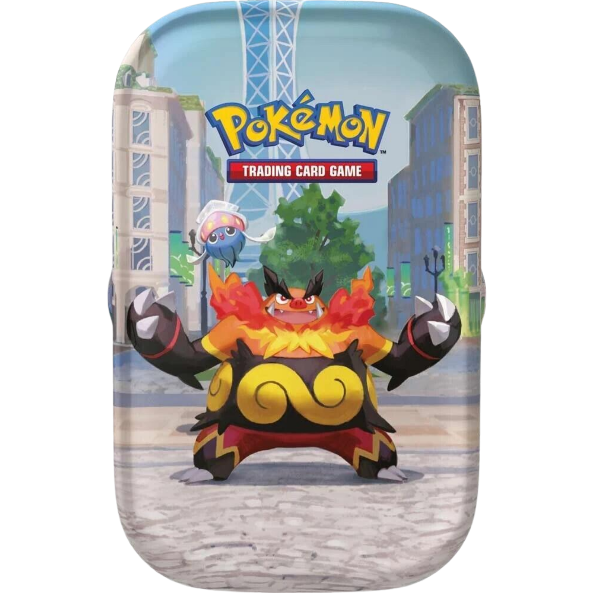 Lumiose City Mini Tin - Emboar & Inkay ( Mega Evolution ) Pokemon TCG