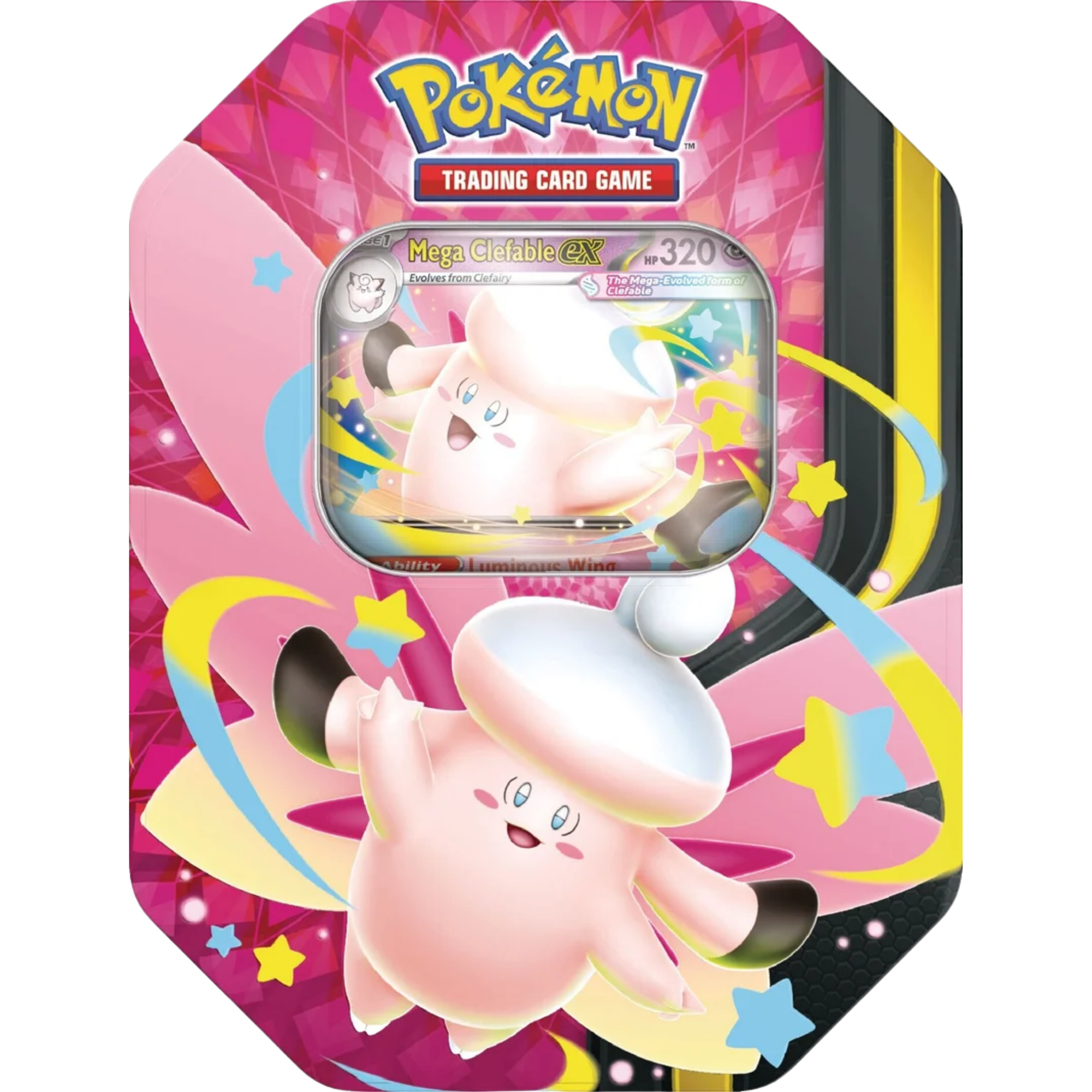 Mega Moonlit Tin - Mega Clefable ex ( Mega Evolution ) Pokemon TCG