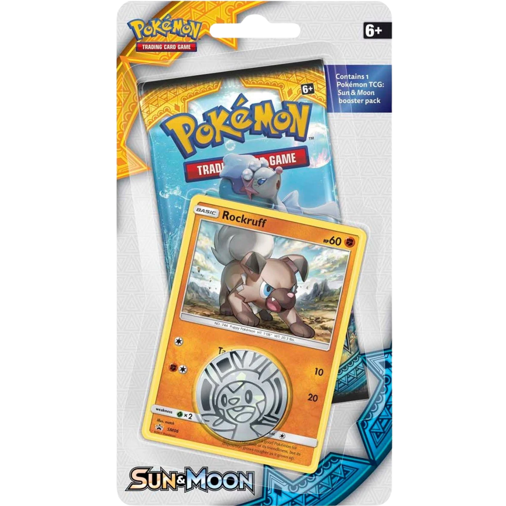 Sun & Moon Single Blister Pack - Rockruff ( Sun & Moon ) Pokemon TCG