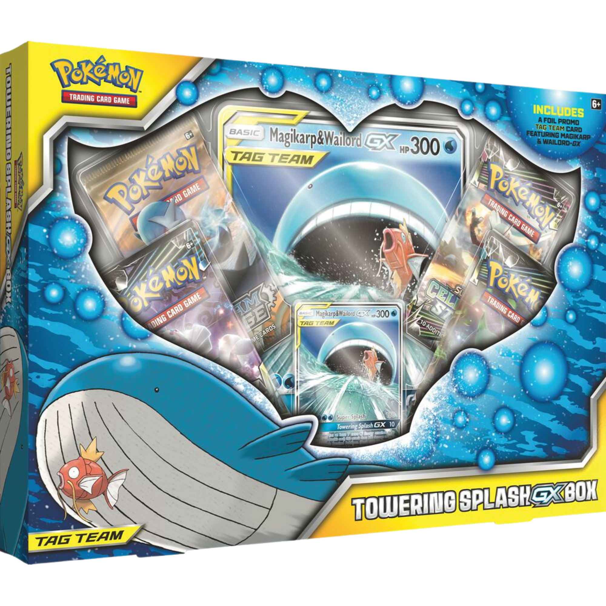 Towering Splash GX Box ( Sun & Moon ) Pokemon TCG
