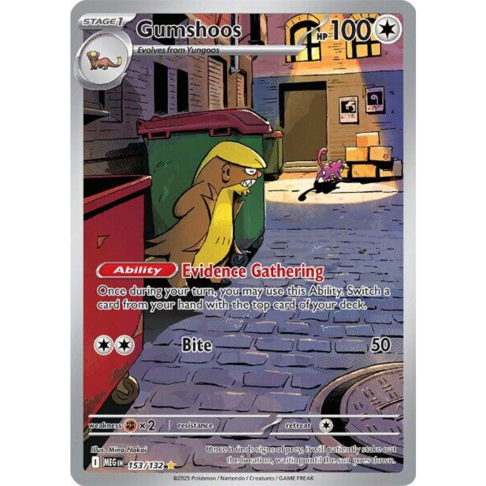 Gumshoos (153/132) [Mega Evolution: Base Set]