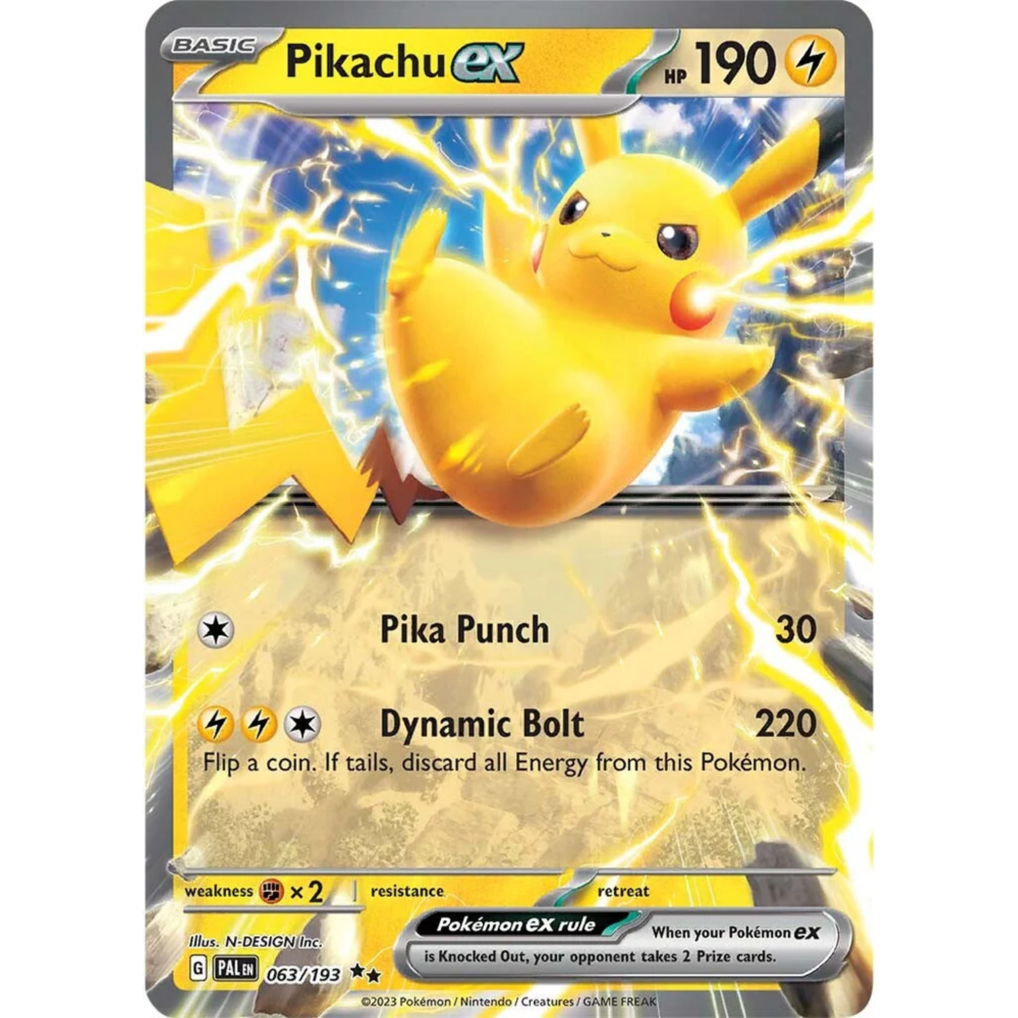 Pikachu ex (063/193) [Scarlet & Violet: Paldea Evolved]