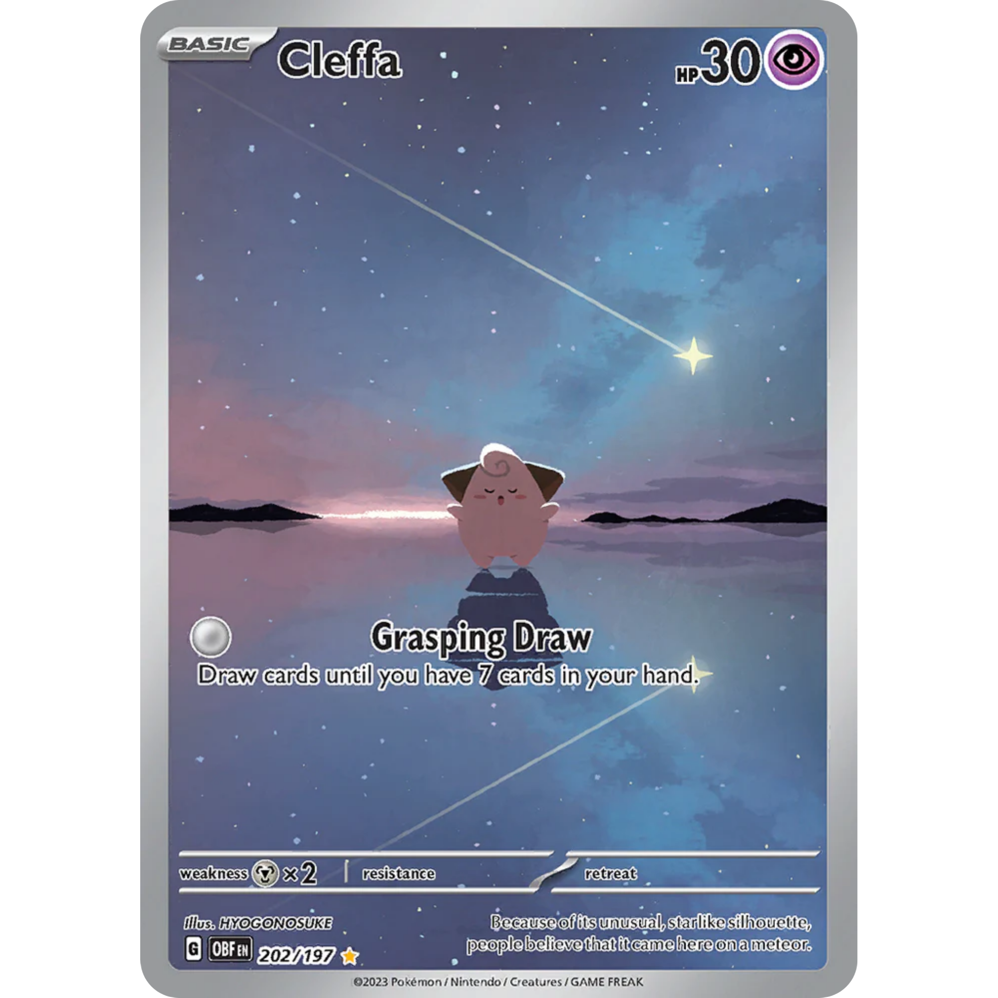 Cleffa (202/197) [Scarlet & Violet: Obsidian Flames]