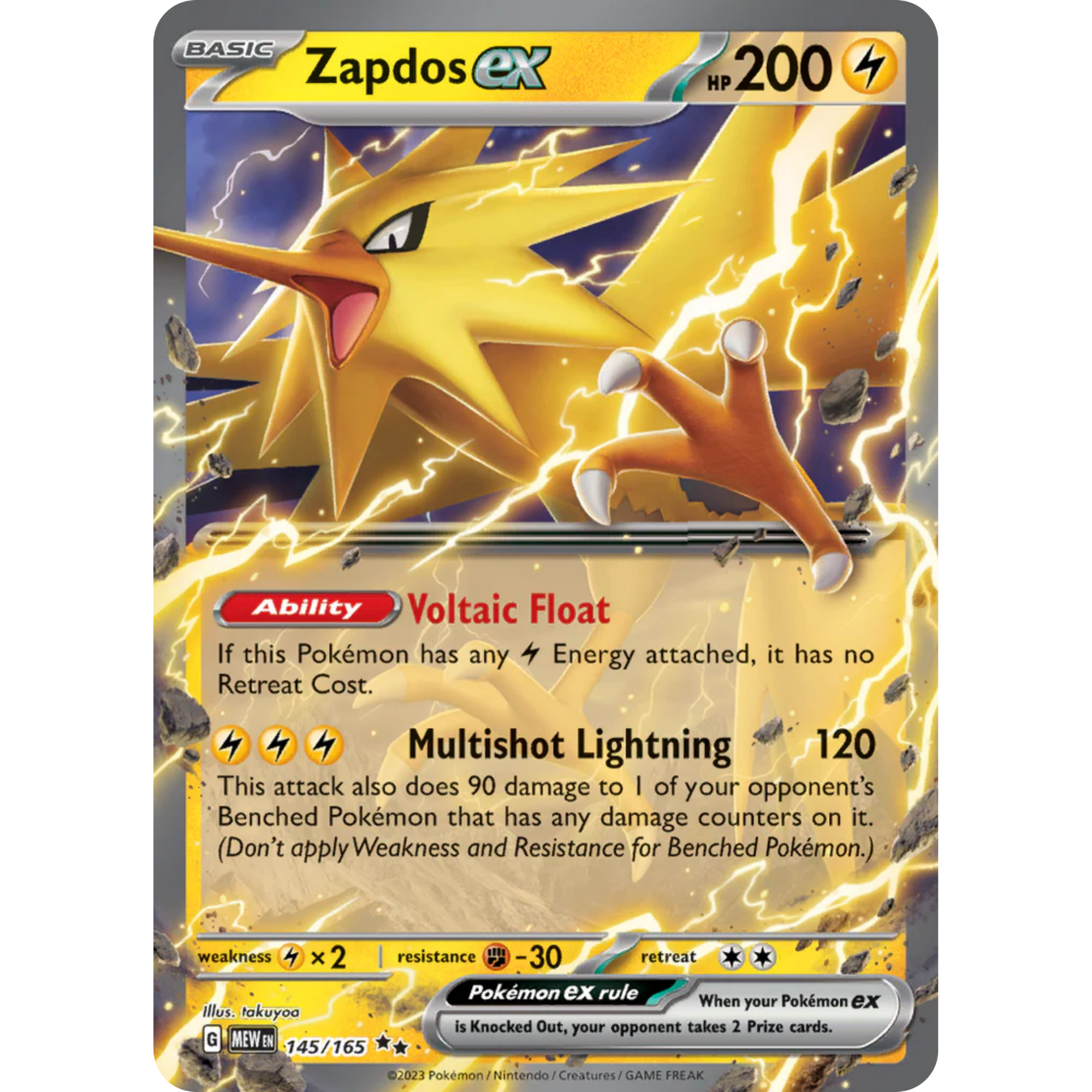 Zapdos ex (145/165) [Scarlet & Violet 151]