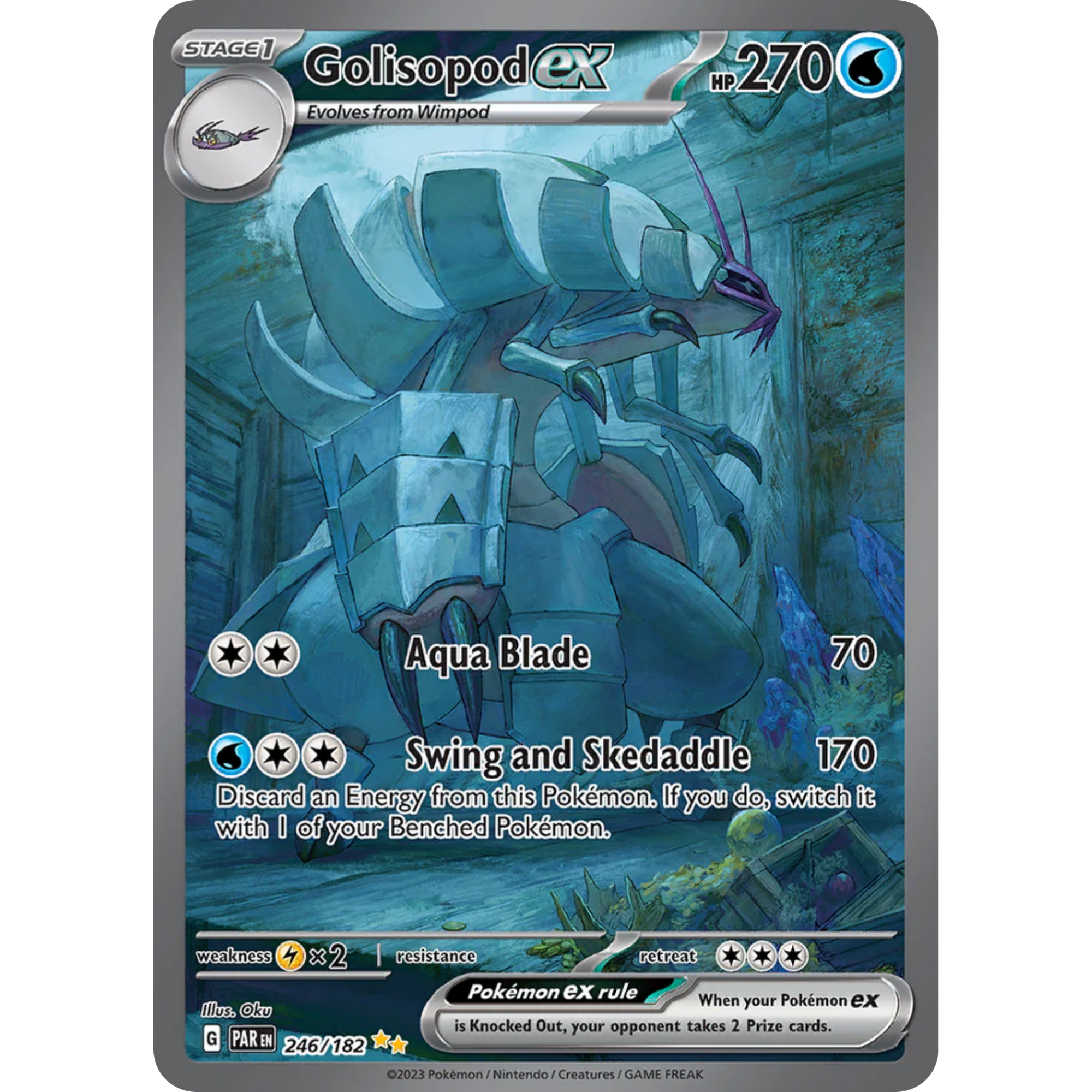 Golisopod ex (246/182) [Scarlet & Violet: Paradox Rift]