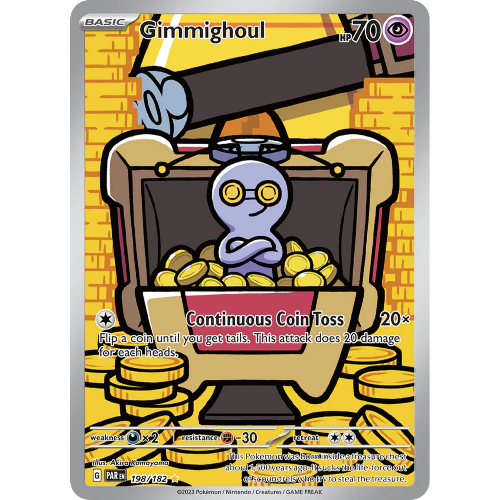 Gimmighoul (198/182) [Scarlet & Violet: Paradox Rift]