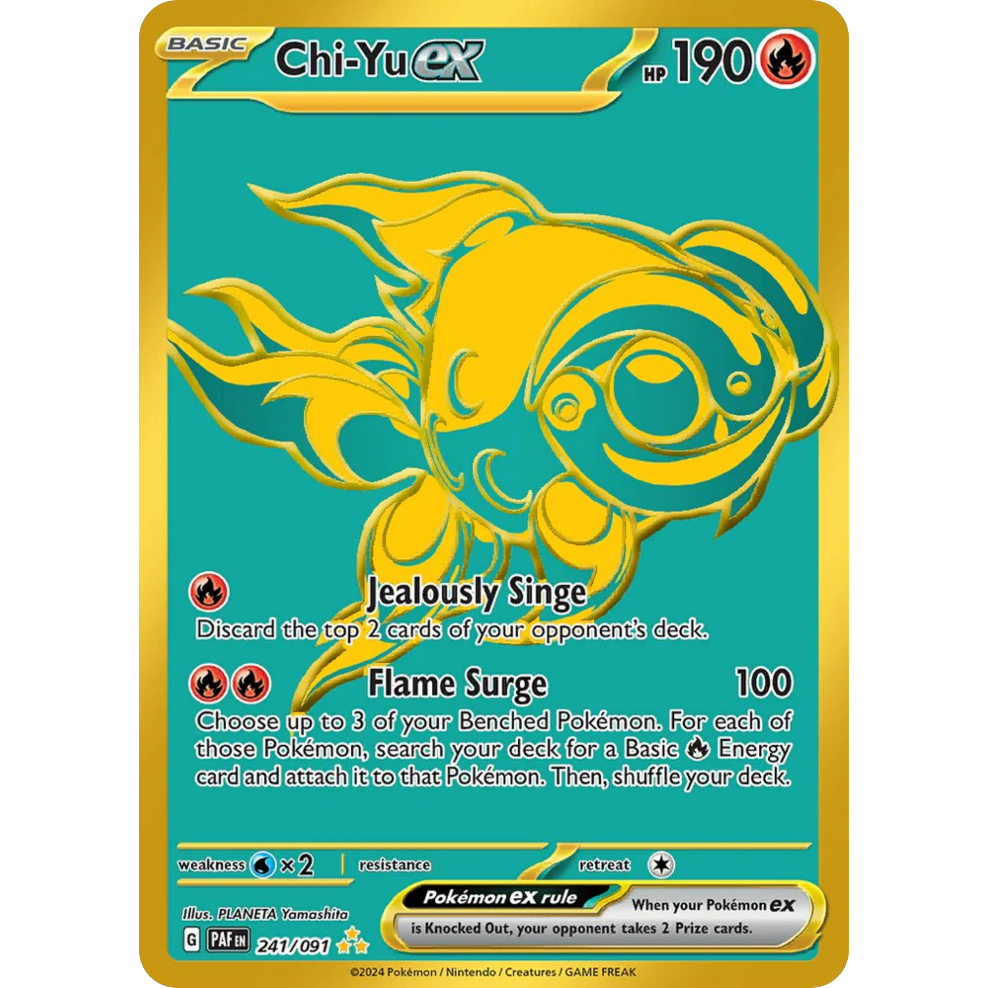 Chi-Yu ex (241/091) [Scarlet & Violet: Paldean Fates]