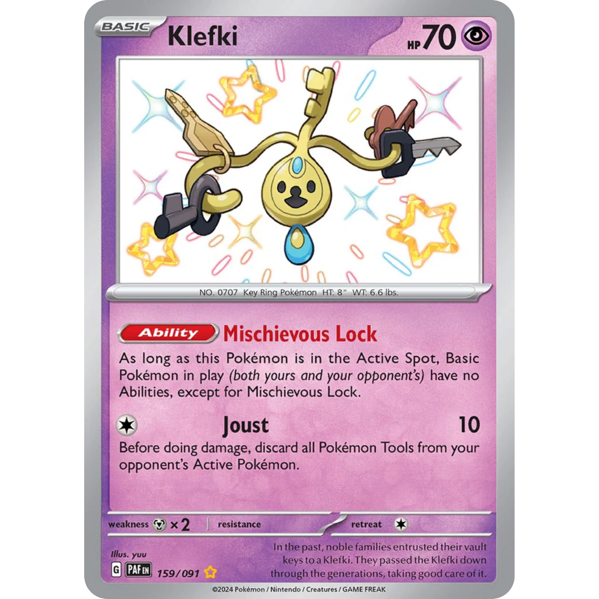 Klefki (159/091) [Scarlet & Violet: Paldean Fates]