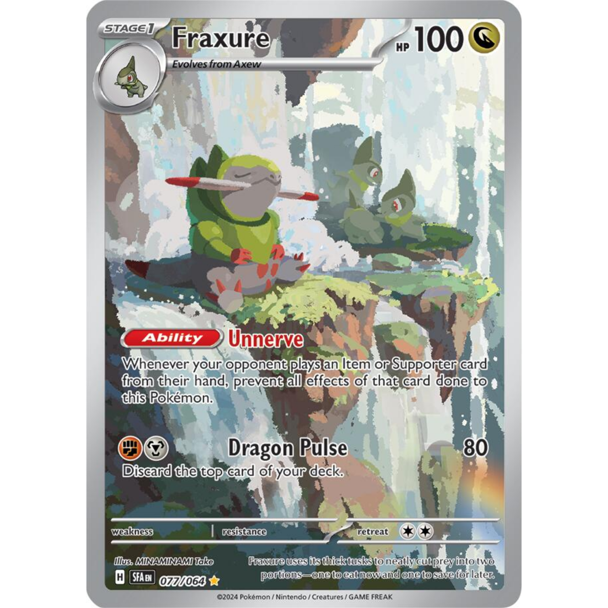 Fraxure (077/064) [Scarlet & Violet: Shrouded Fable]