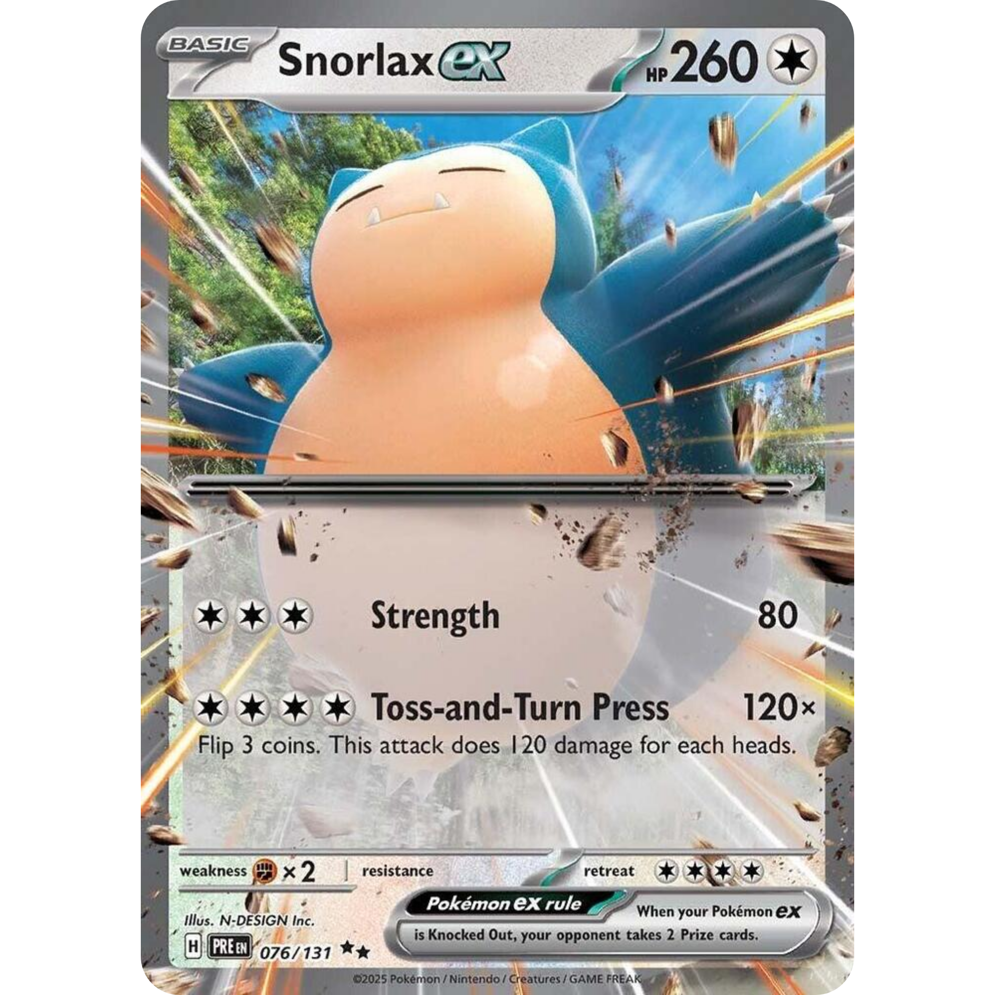 Snorlax ex (076/131) [Scarlet & Violet: Prismatic Evolutions]