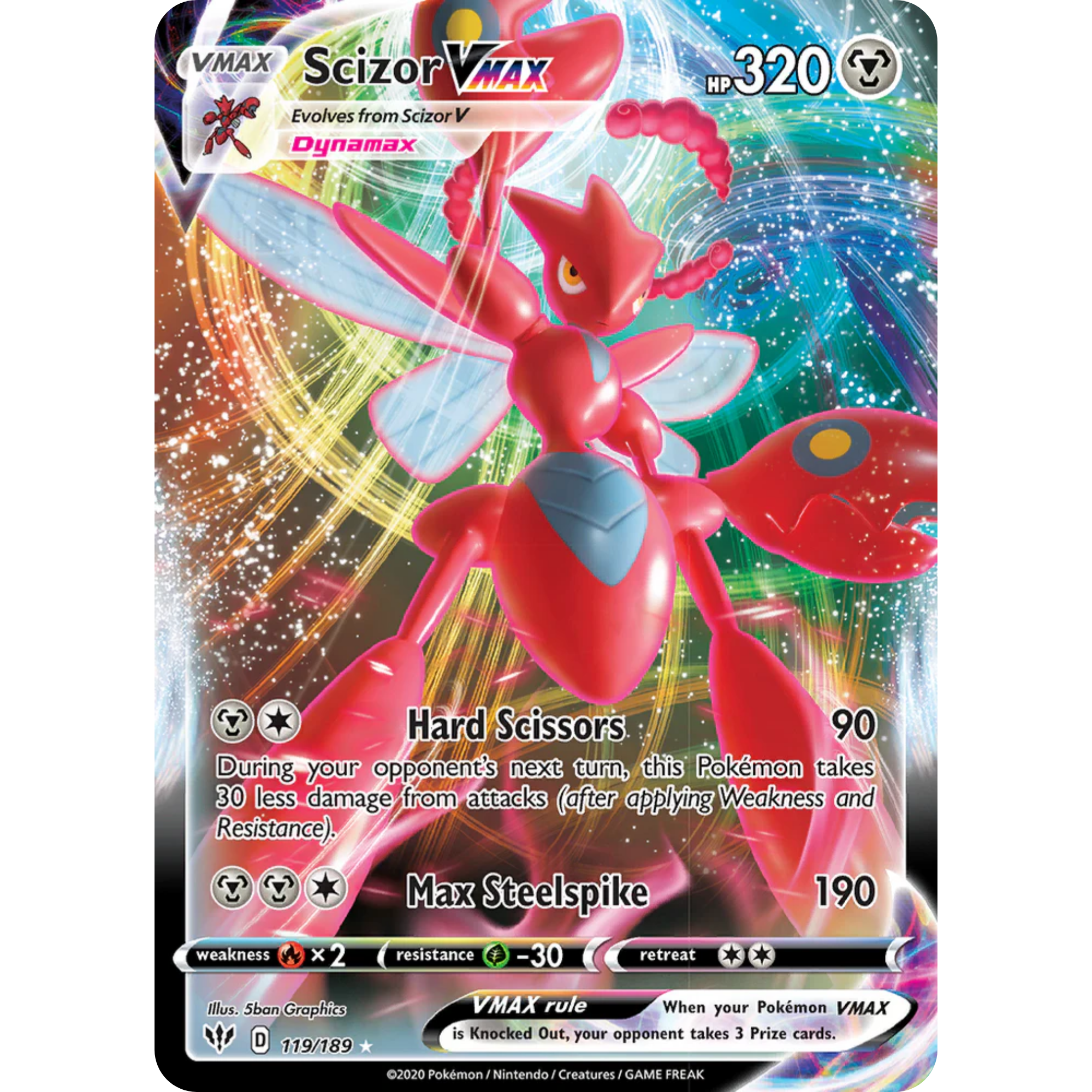 Scizor VMAX (119/189) [Sword & Shield: Darkness Ablaze]