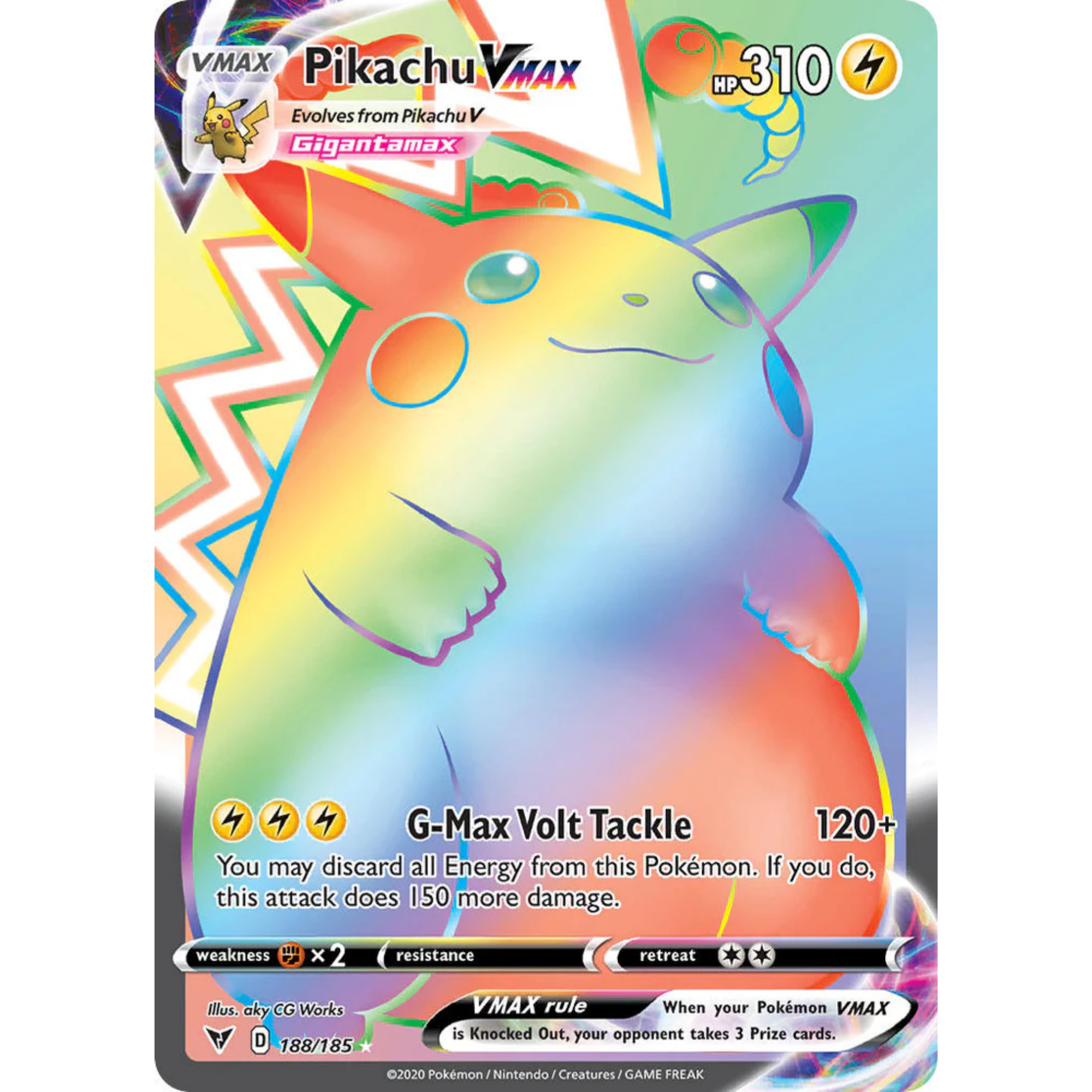 Pikachu VMAX (188/185) [Sword & Shield: Vivid Voltage]
