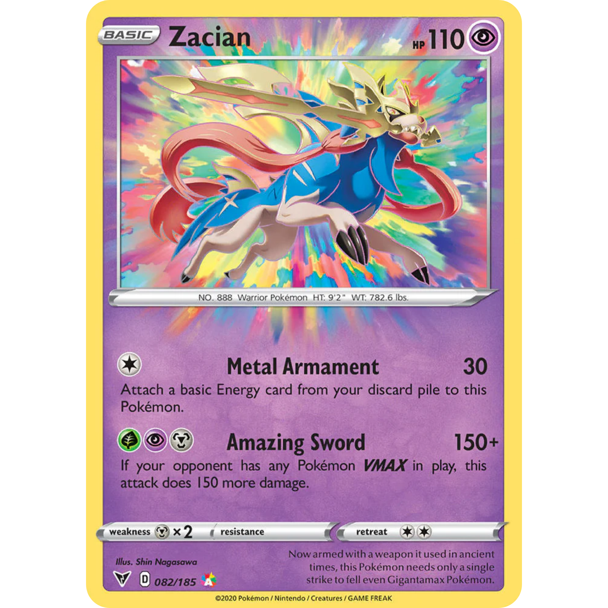 Zacian (082/185) [Sword & Shield: Vivid Voltage]