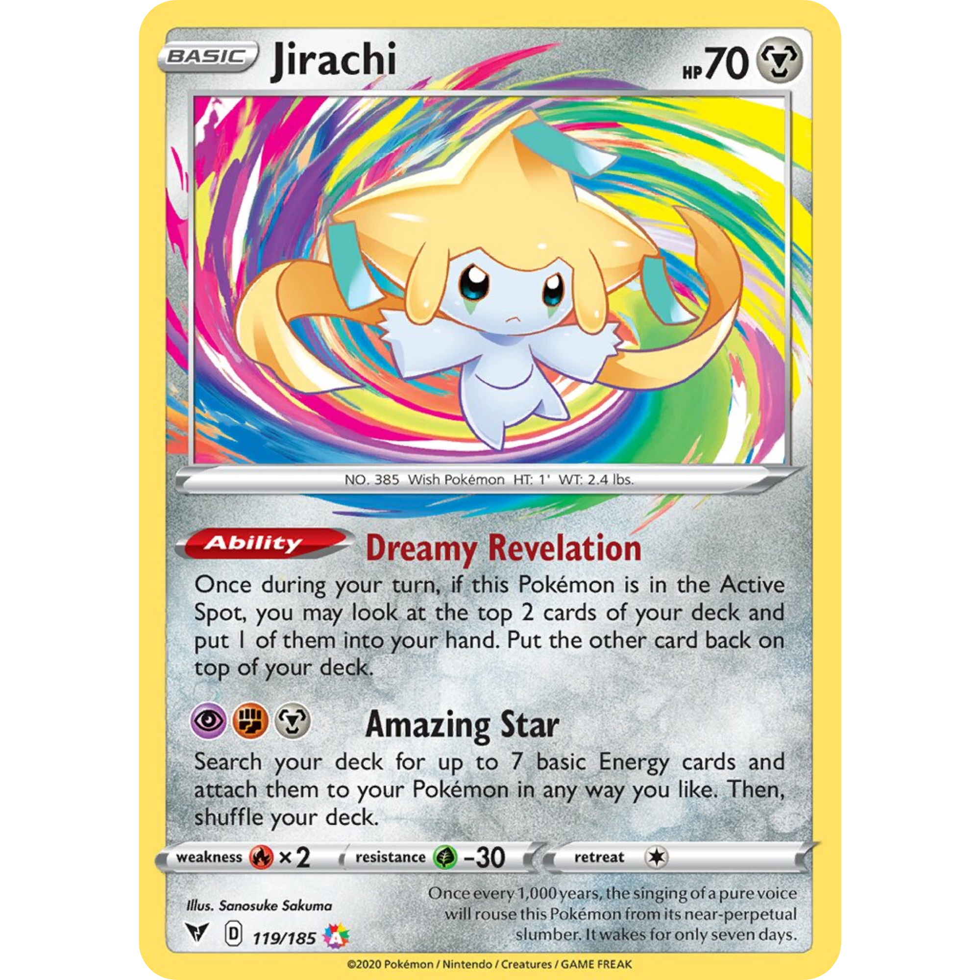 Jirachi (119/185) [Sword & Shield: Vivid Voltage]
