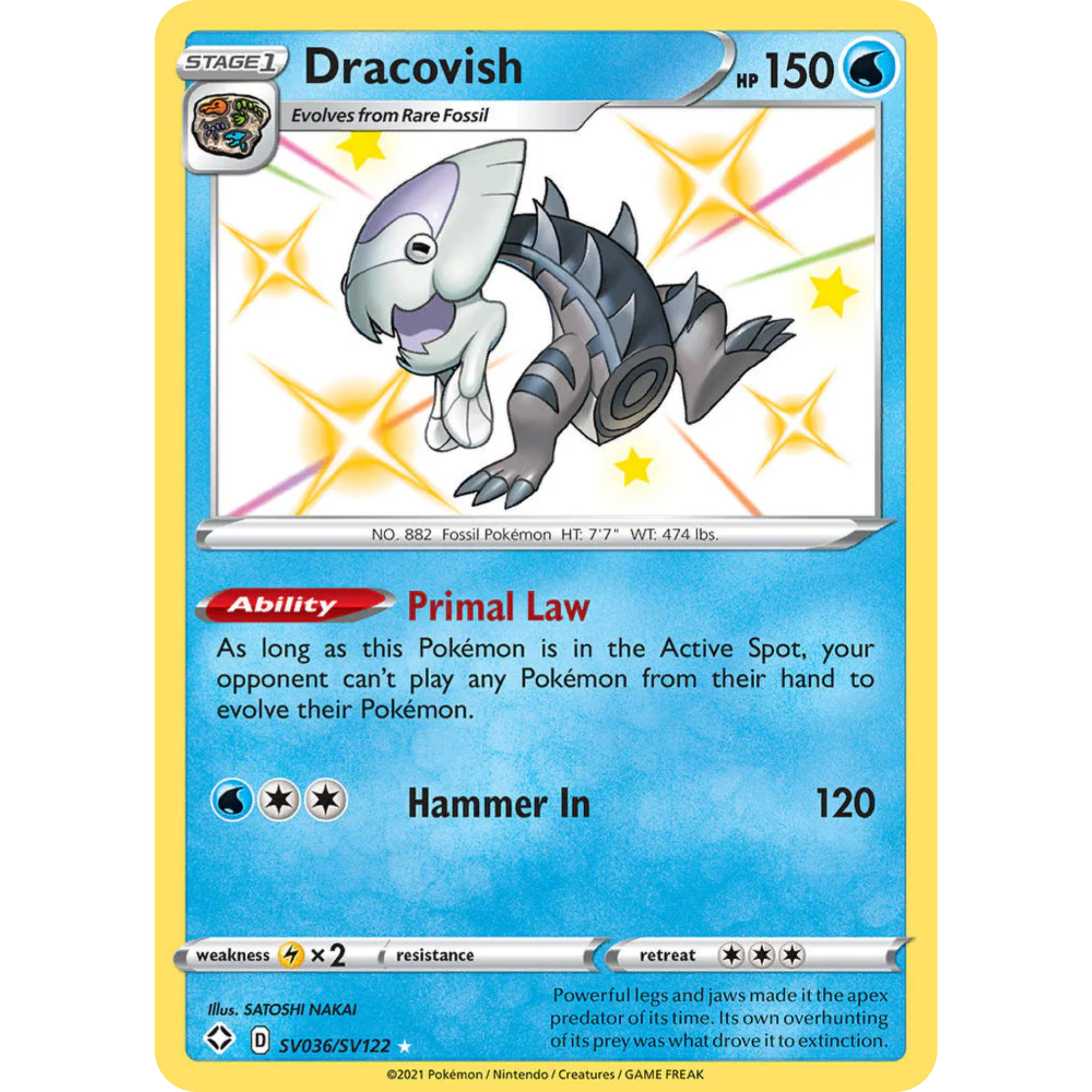 Dracovish (SV036/SV122) [Sword & Shield: Shining Fates]