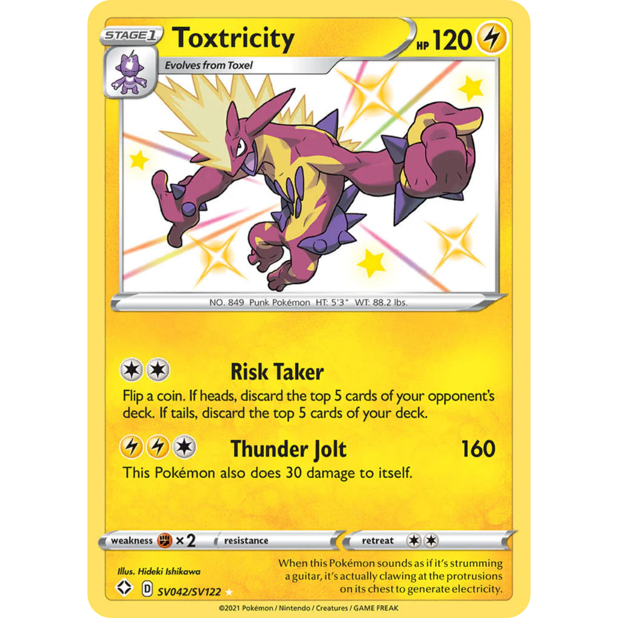 Toxtricity (SV042/SV122) [Sword & Shield: Shining Fates]