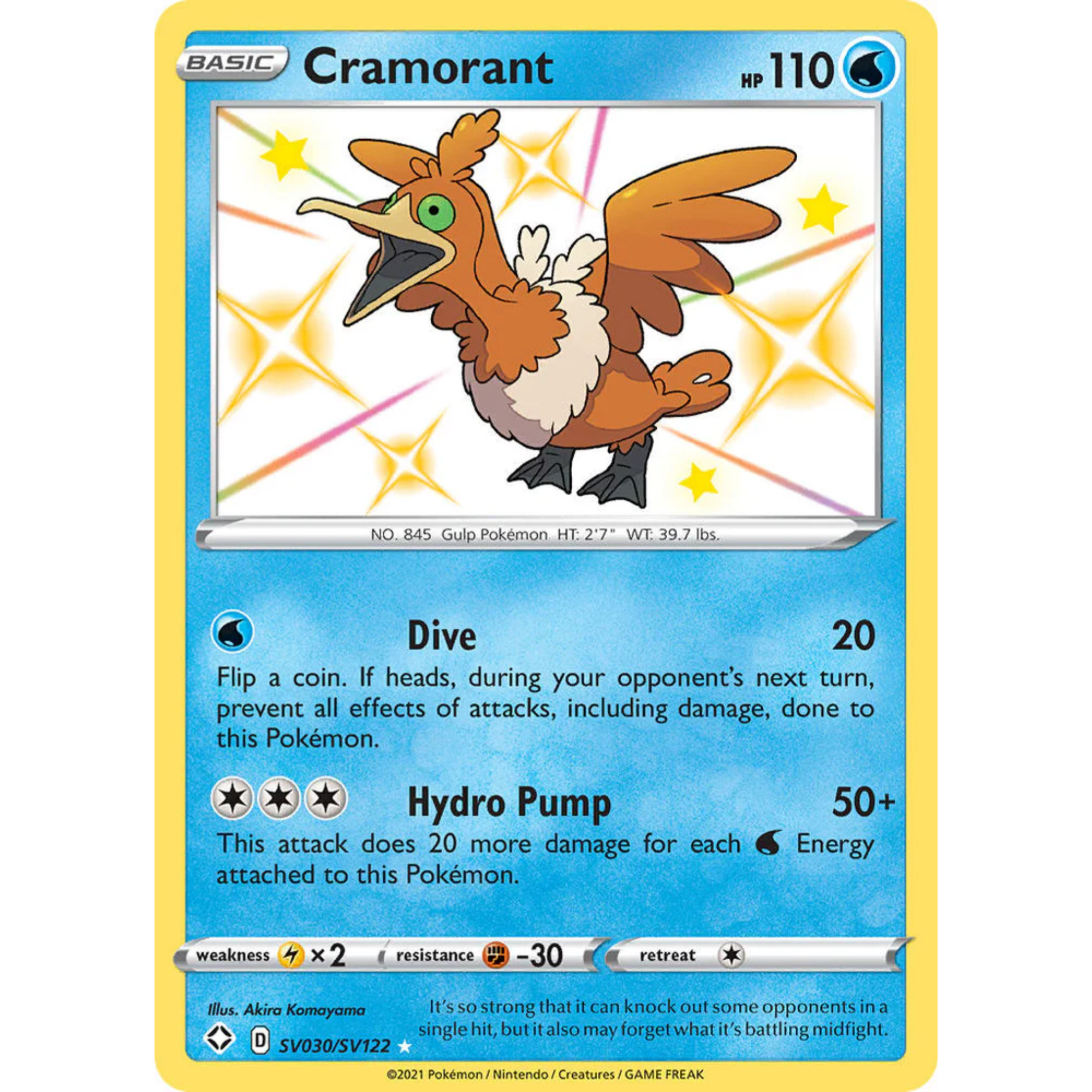 Cramorant (SV030/SV122) [Sword & Shield: Shining Fates]