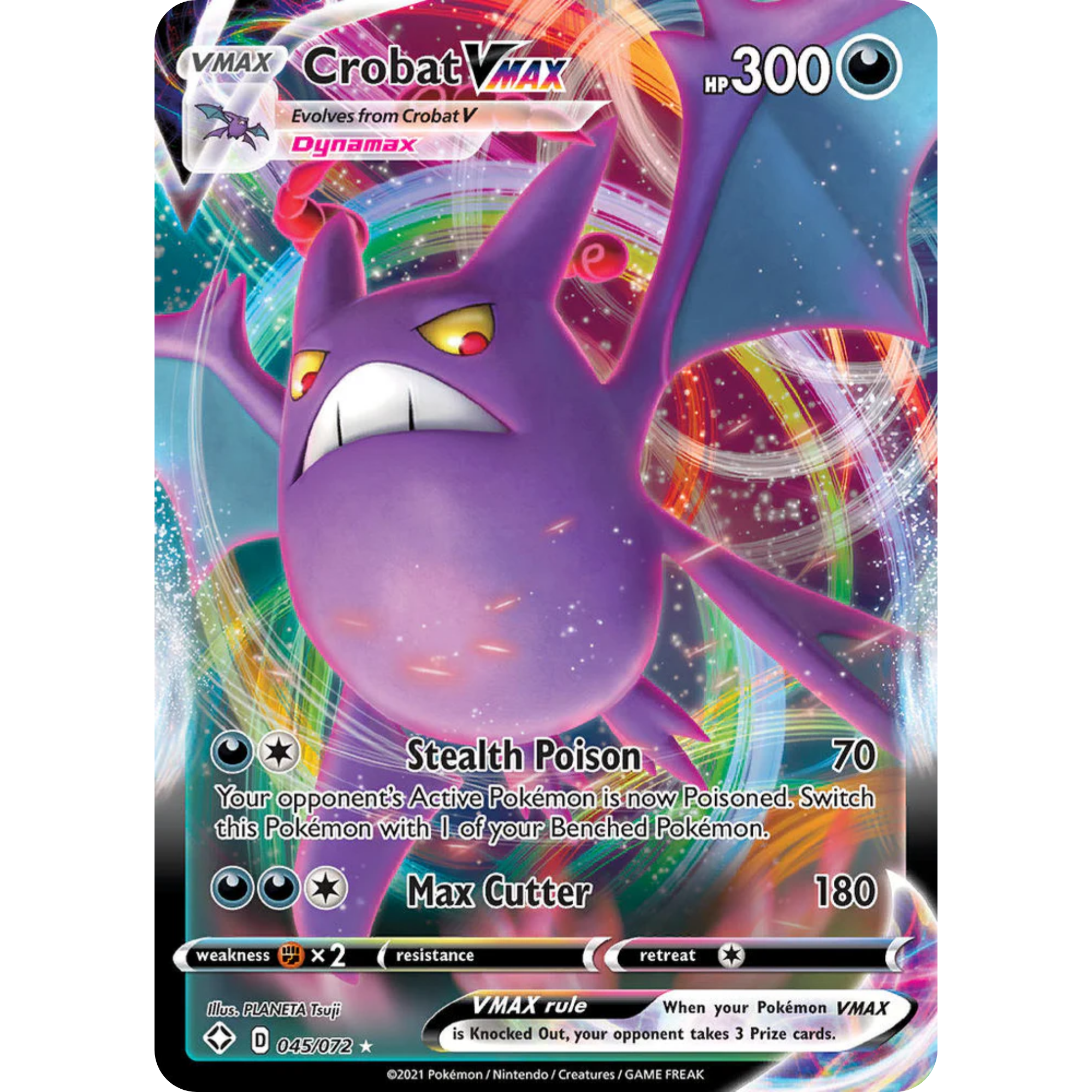 Crobat VMAX (045/072) [Sword & Shield: Shining Fates]