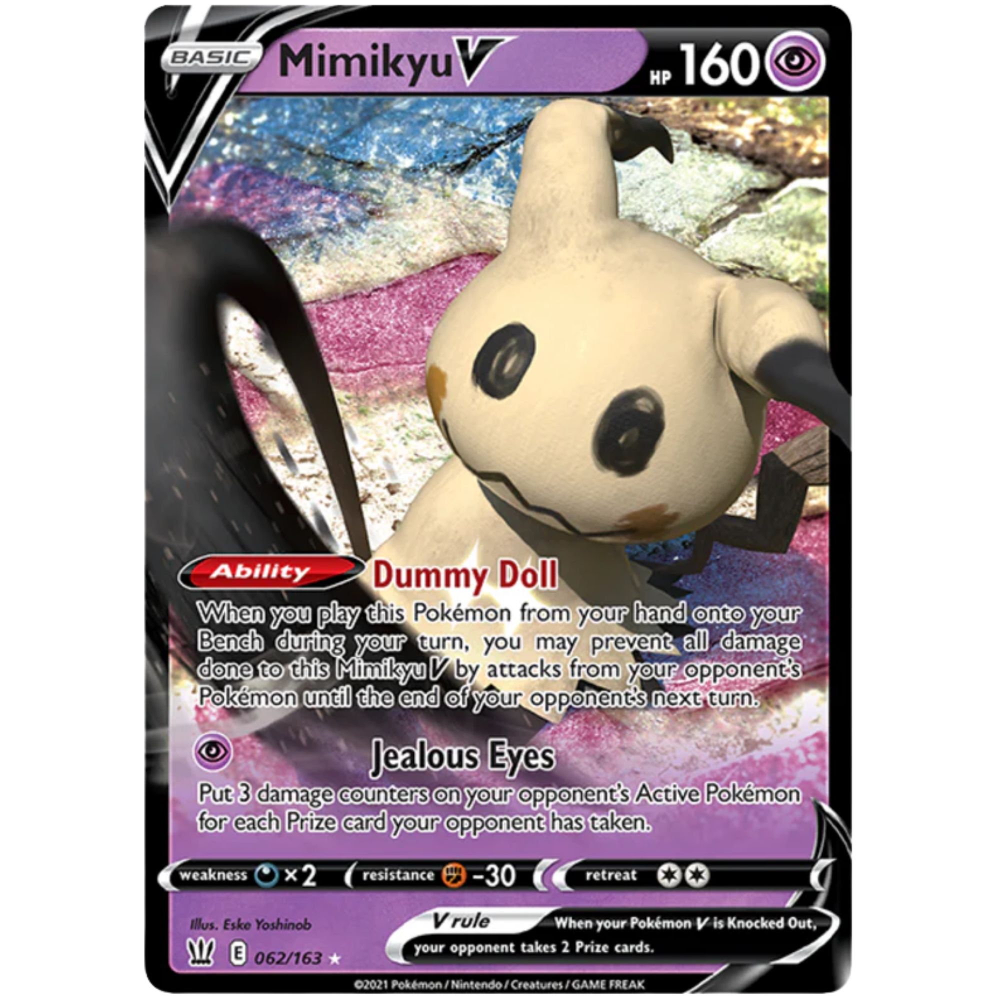 Mimikyu V (062/163) [Sword & Shield: Battle Styles]