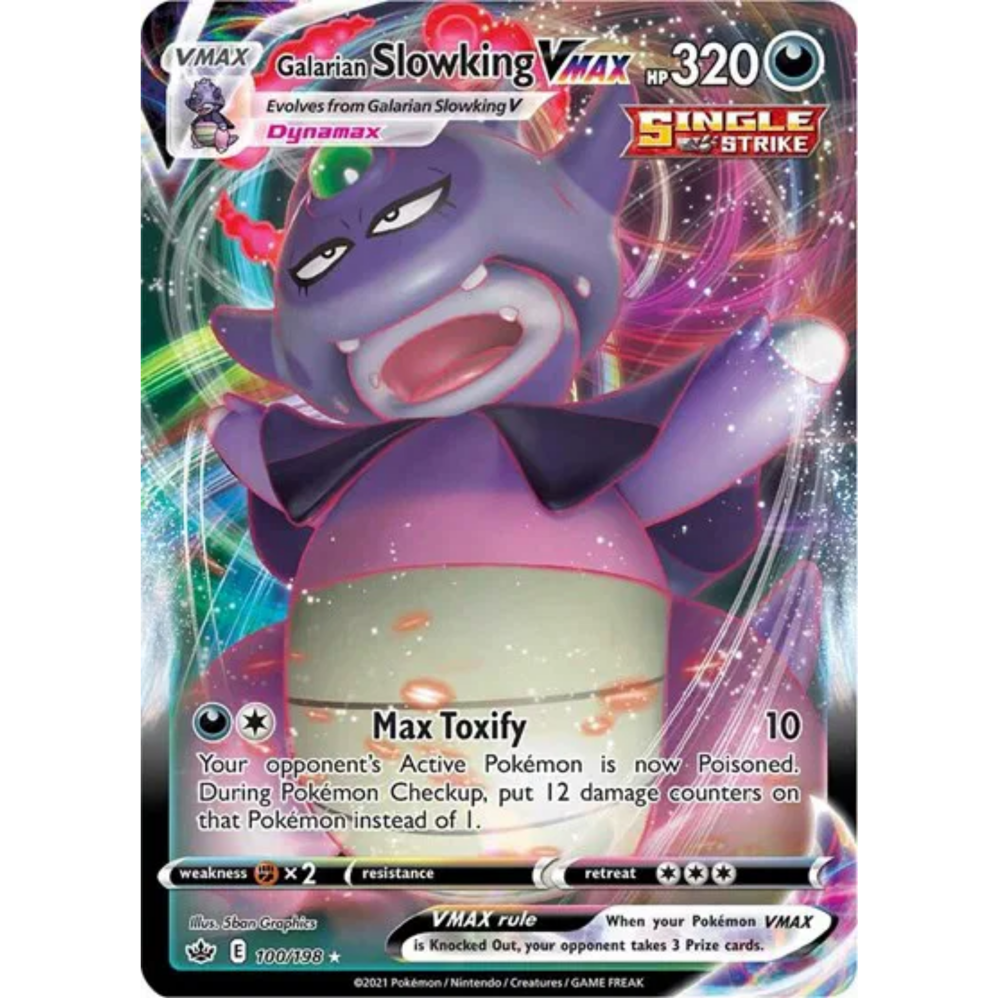 Galarian Slowking VMAX (100/198) [Sword & Shield: Chilling Reign]