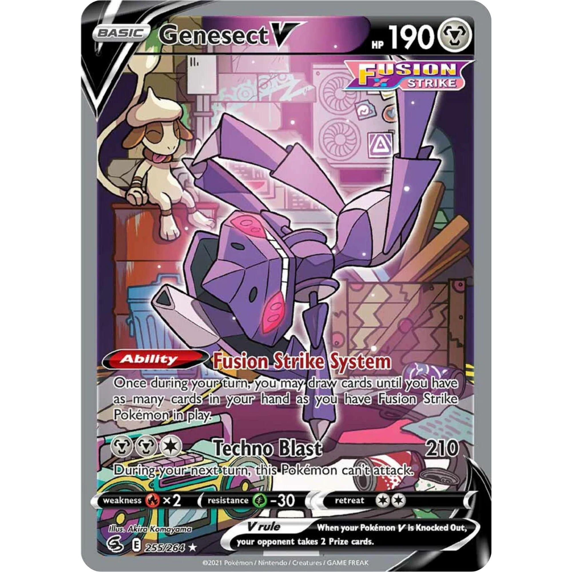 Genesect V (255/264) [Sword & Shield: Fusion Strike]