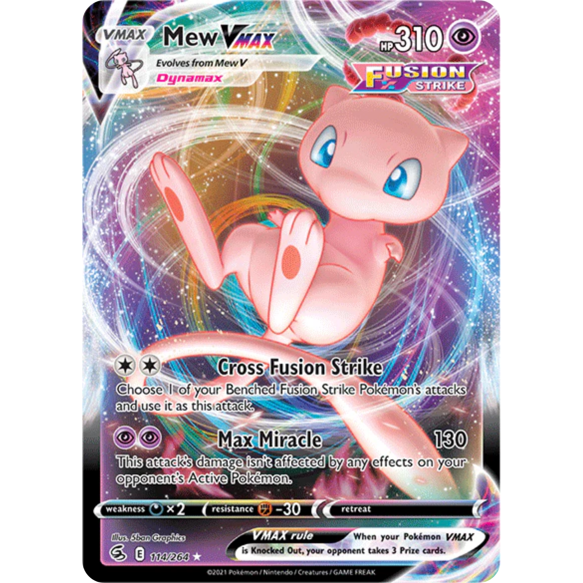 Mew VMAX (114/264) [Sword & Shield: Fusion Strike]