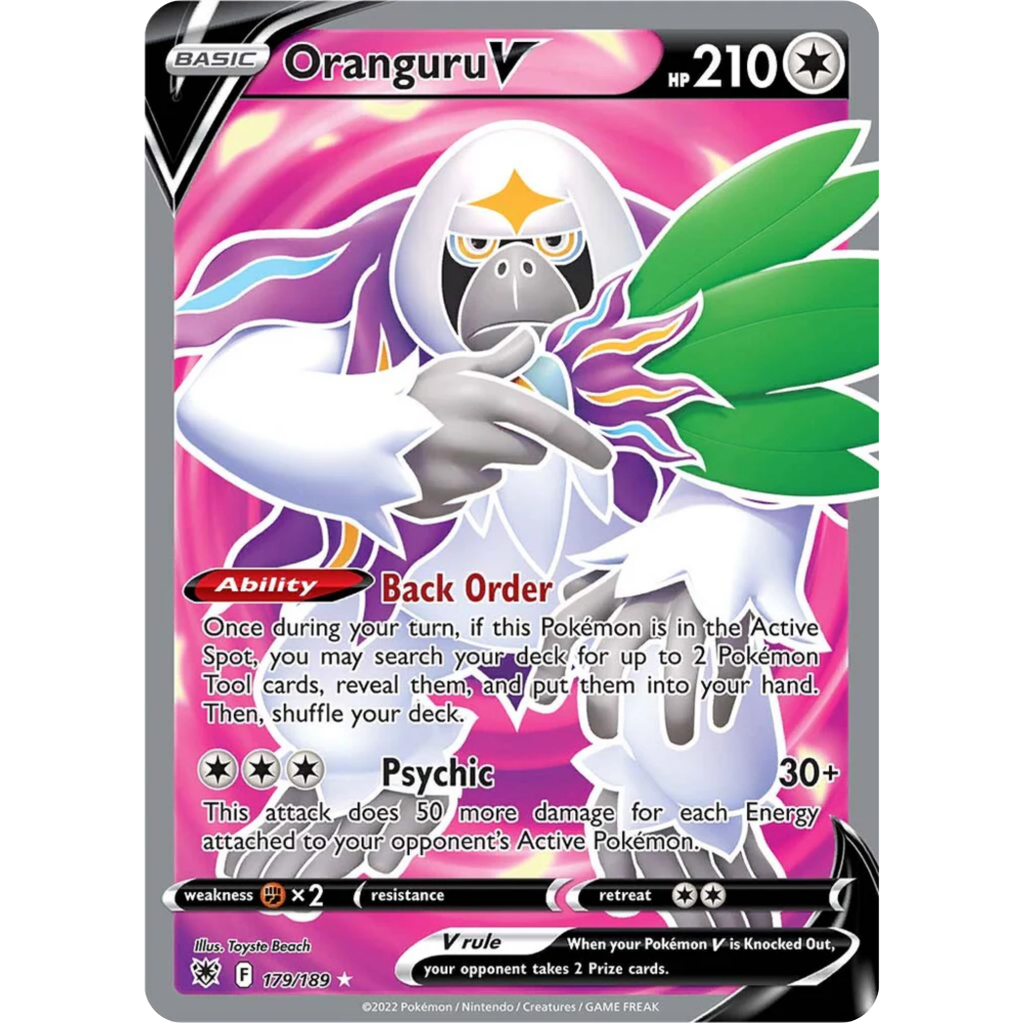Oranguru V (179/189) [Sword & Shield: Astral Radiance