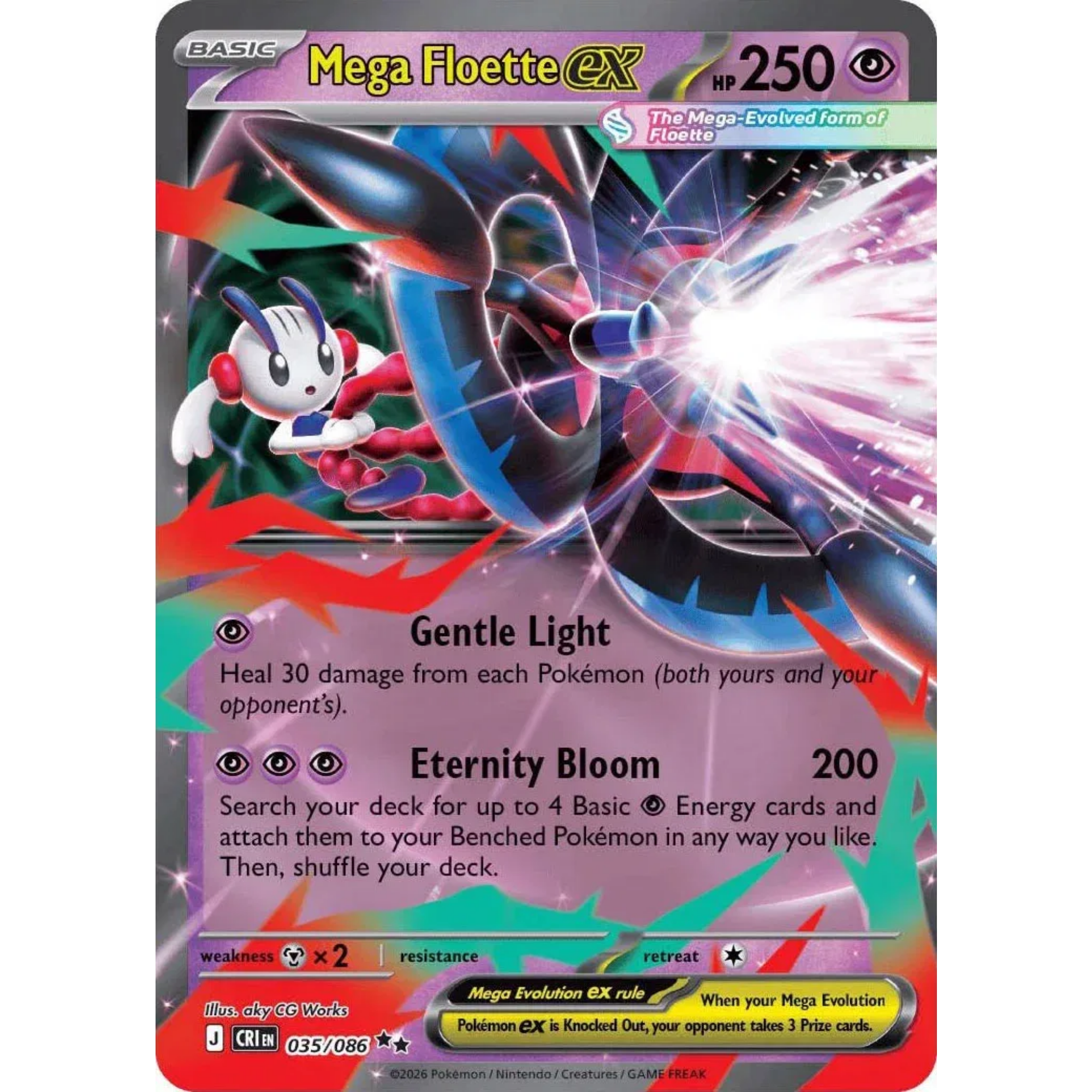 Mega Floette (035/086) [Mega Evolution: Chaos Rising]