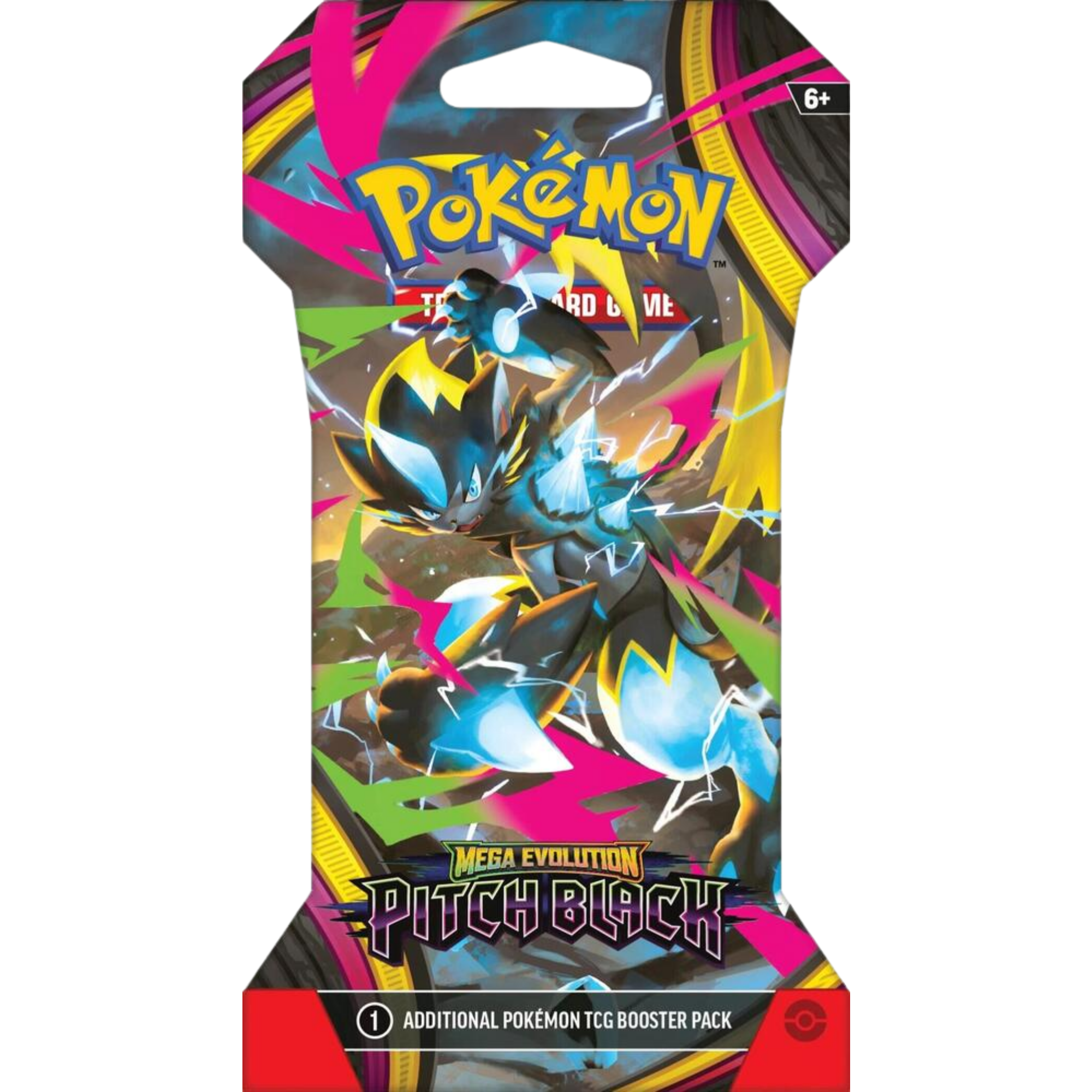 [PRE-ORDER] Pitch Black Sleeved Booster Pack - Random Artwork ( Mega Evolution ) Pokemon TCG