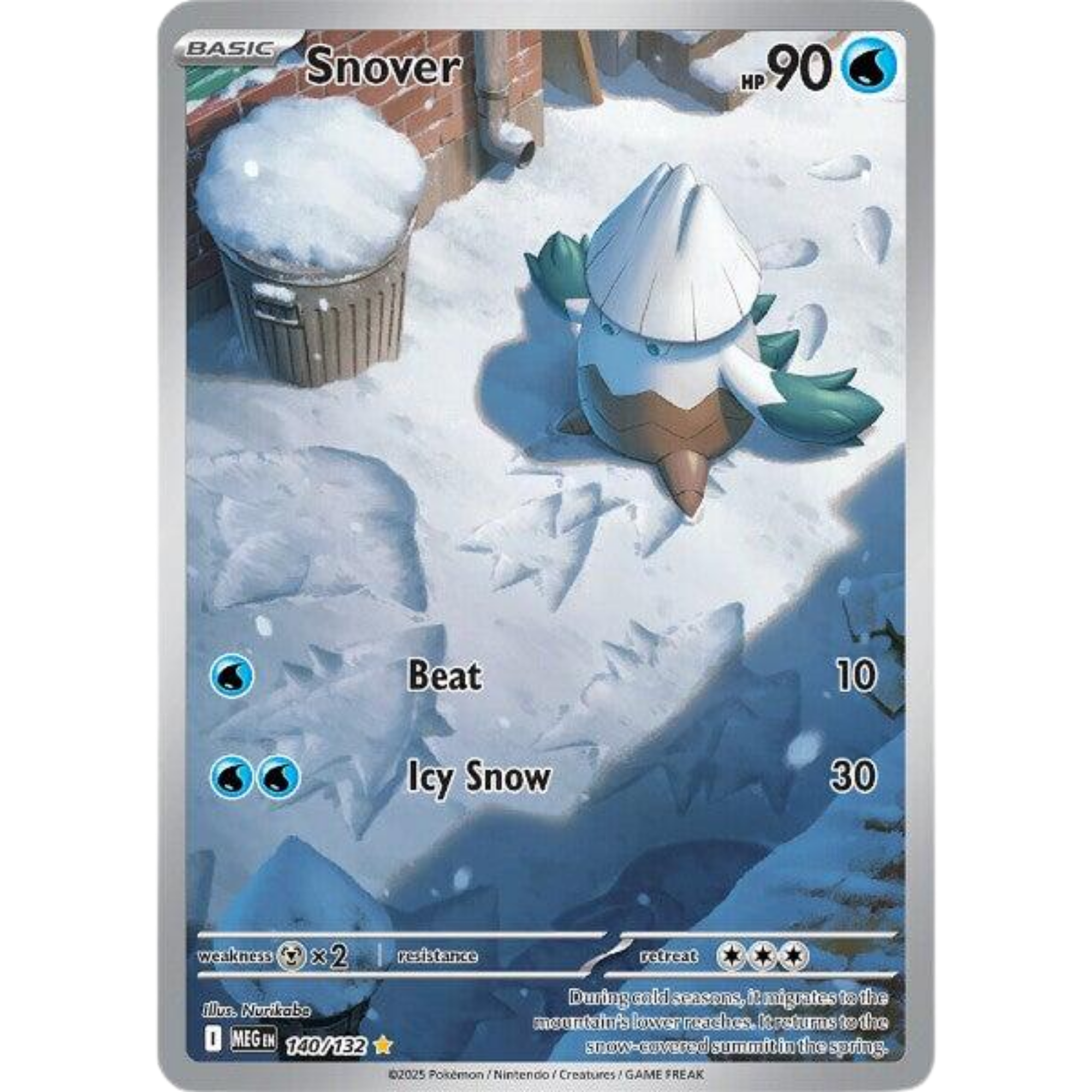 Snover (140/132) [Mega Evolution: Base Set]