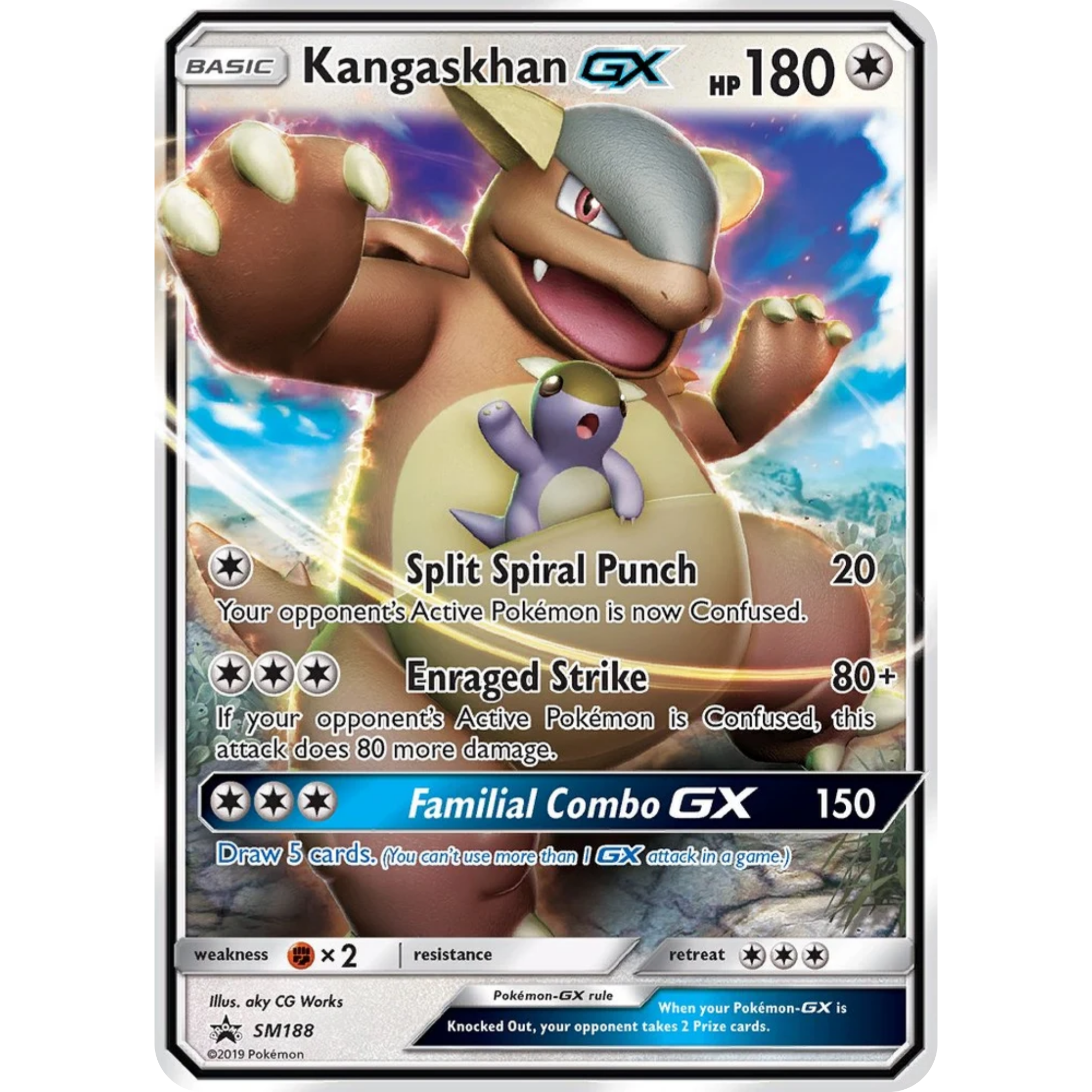 Kangaskhan GX (SM188) [Sun & Moon: Black Star Promos]