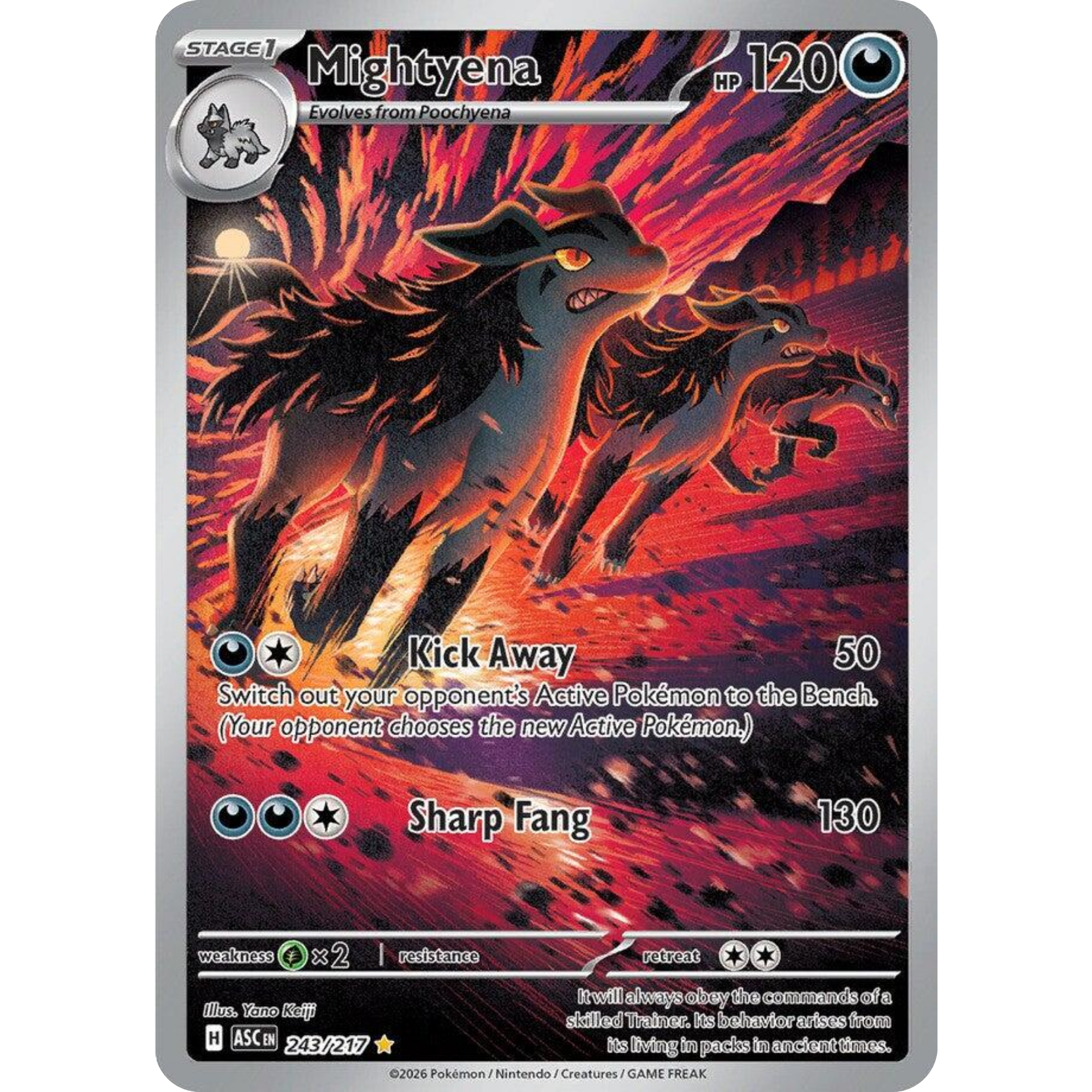 Mightyena (243/217) [Mega Evolution: Ascended Heroes]