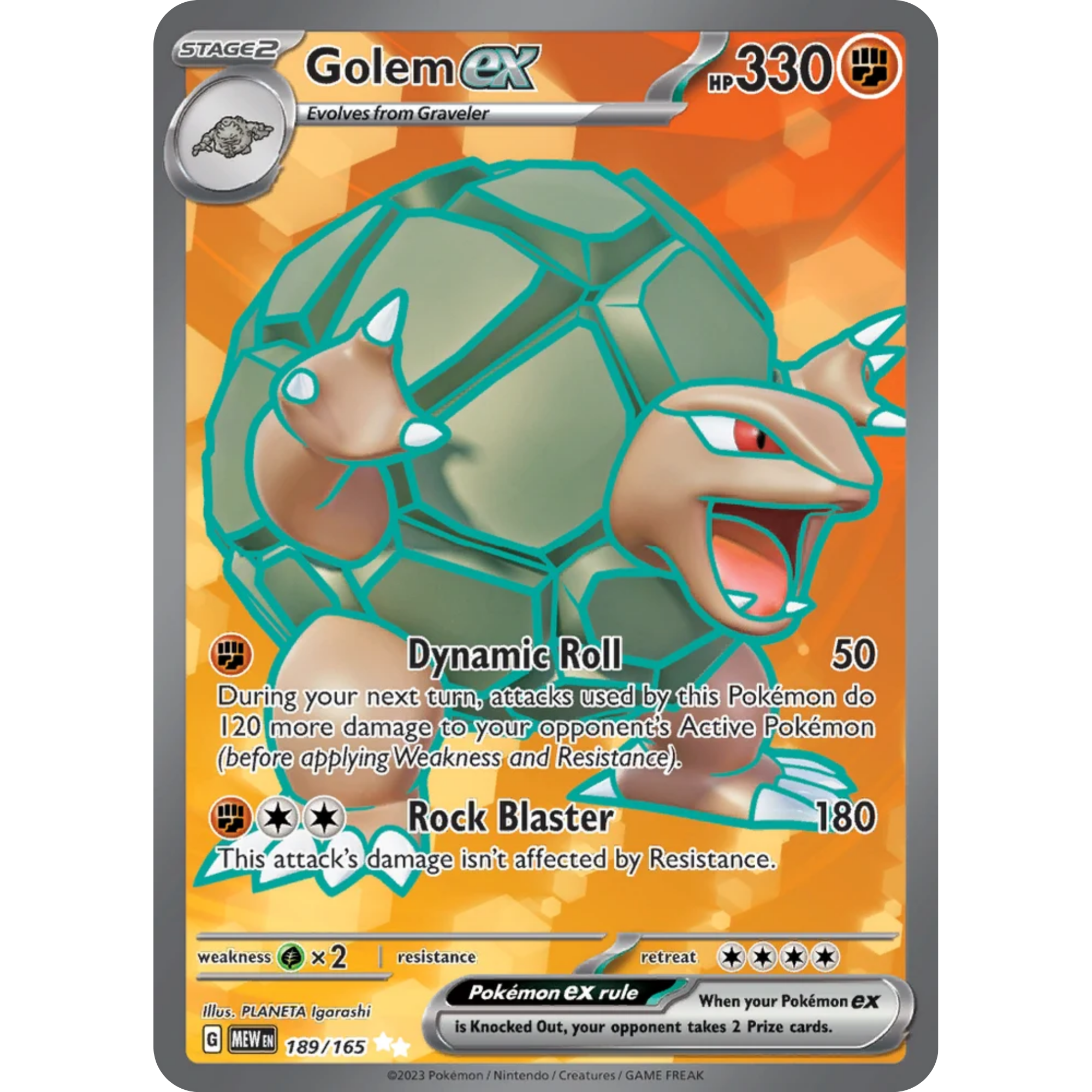 Golem ex (189/165) [Scarlet & Violet 151]