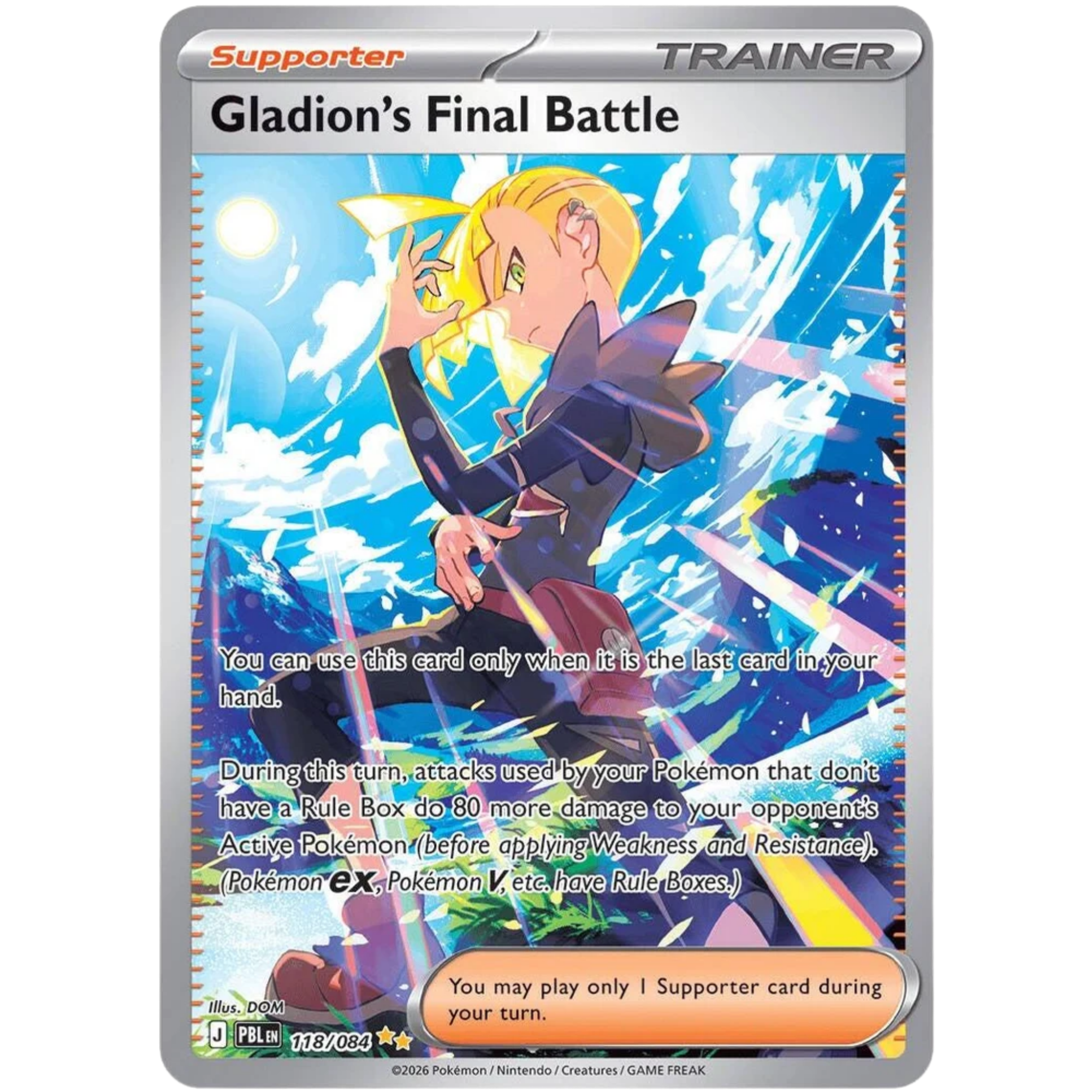 Gladion's Final Battle (118/084) [Mega Evolution: Pitch Black]