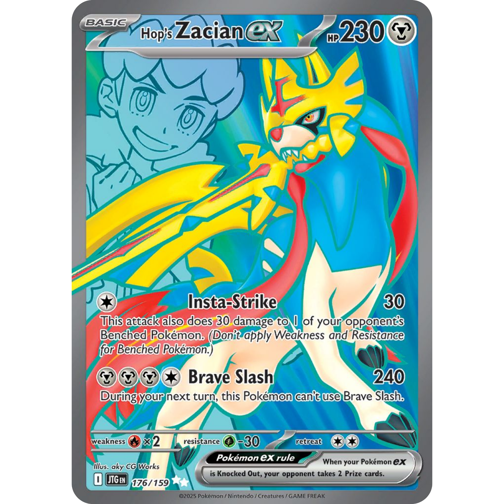 Hop's Zacian ex (176/159) [Scarlet & Violet: Journey Together]