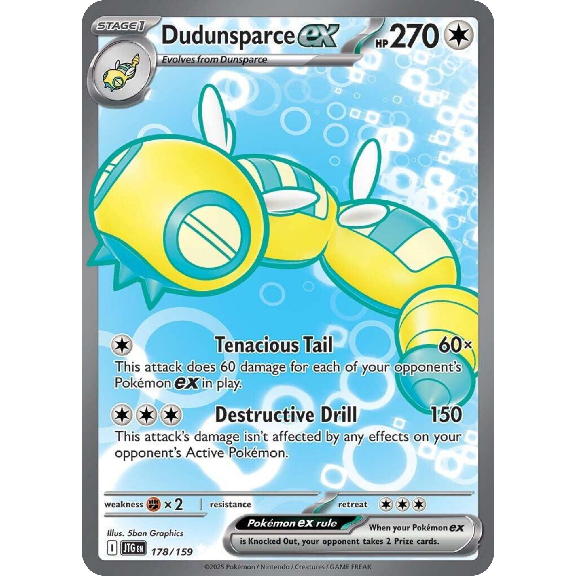 Dudunsparce ex (178/159) [Scarlet & Violet: Journey Together]